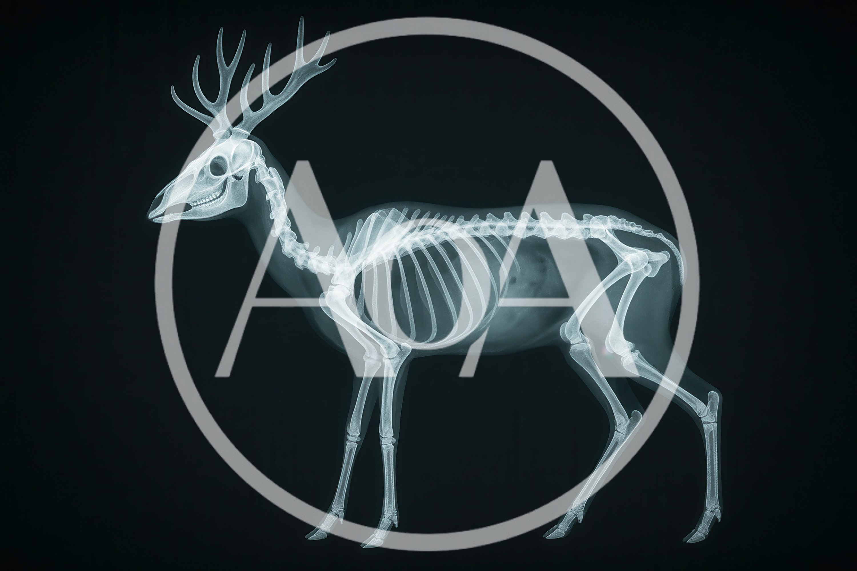 X-Ray Scan Of A Deer Skeleton