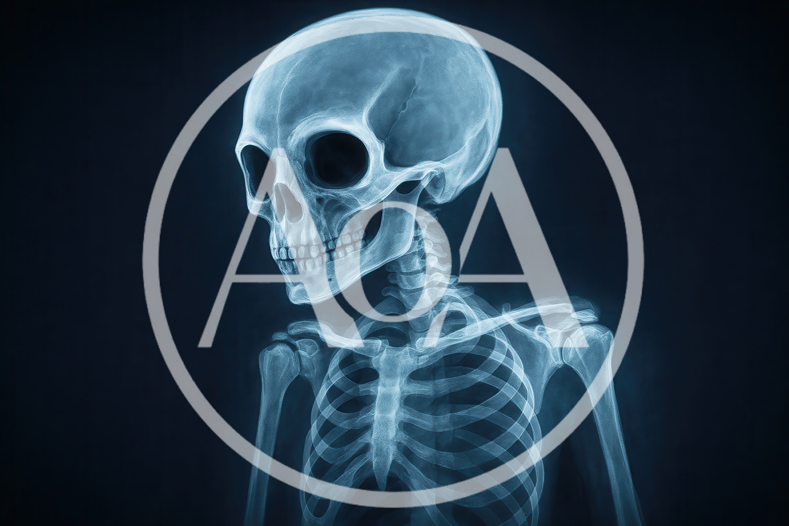 X-Ray View Of A Human Skeleton