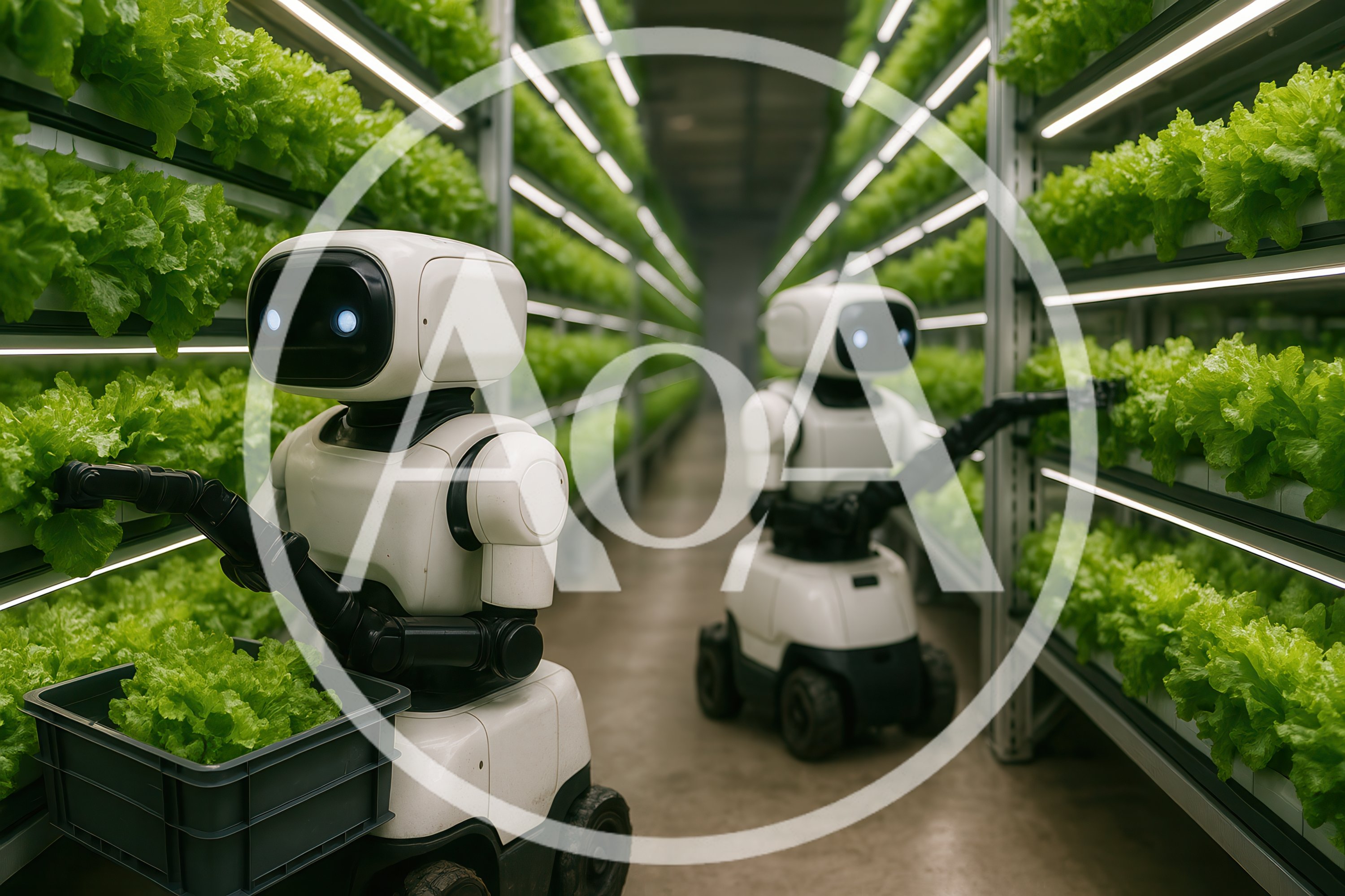 Autonomous Robots Harvesting Lettuce in Vertical Farm