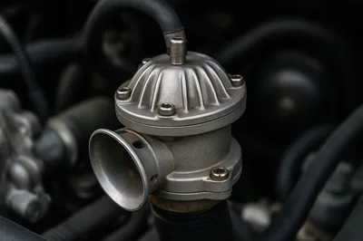 Automotive Blow Off Valve Installed In Engine Bay