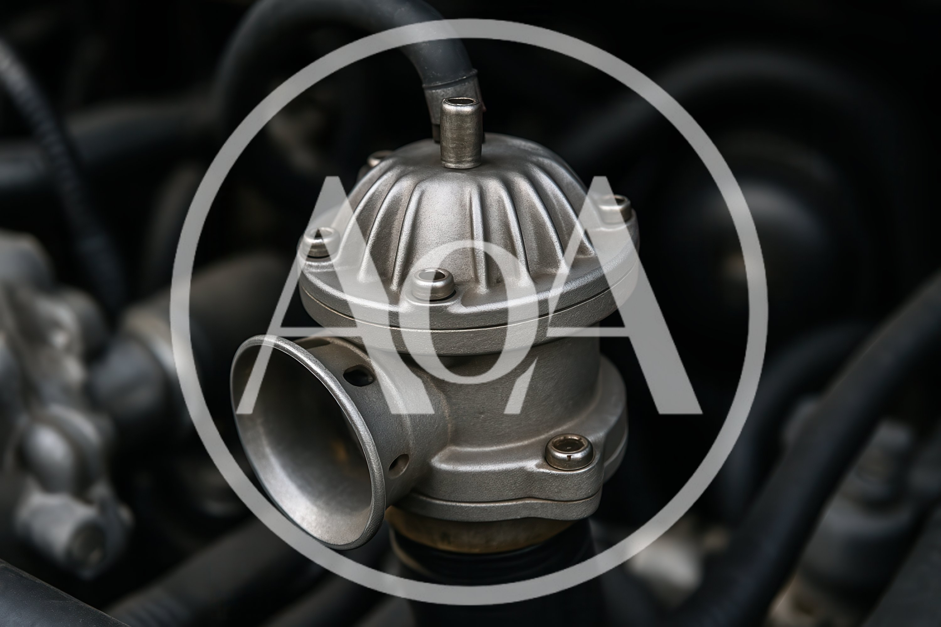 Automotive Blow Off Valve Installed In Engine Bay