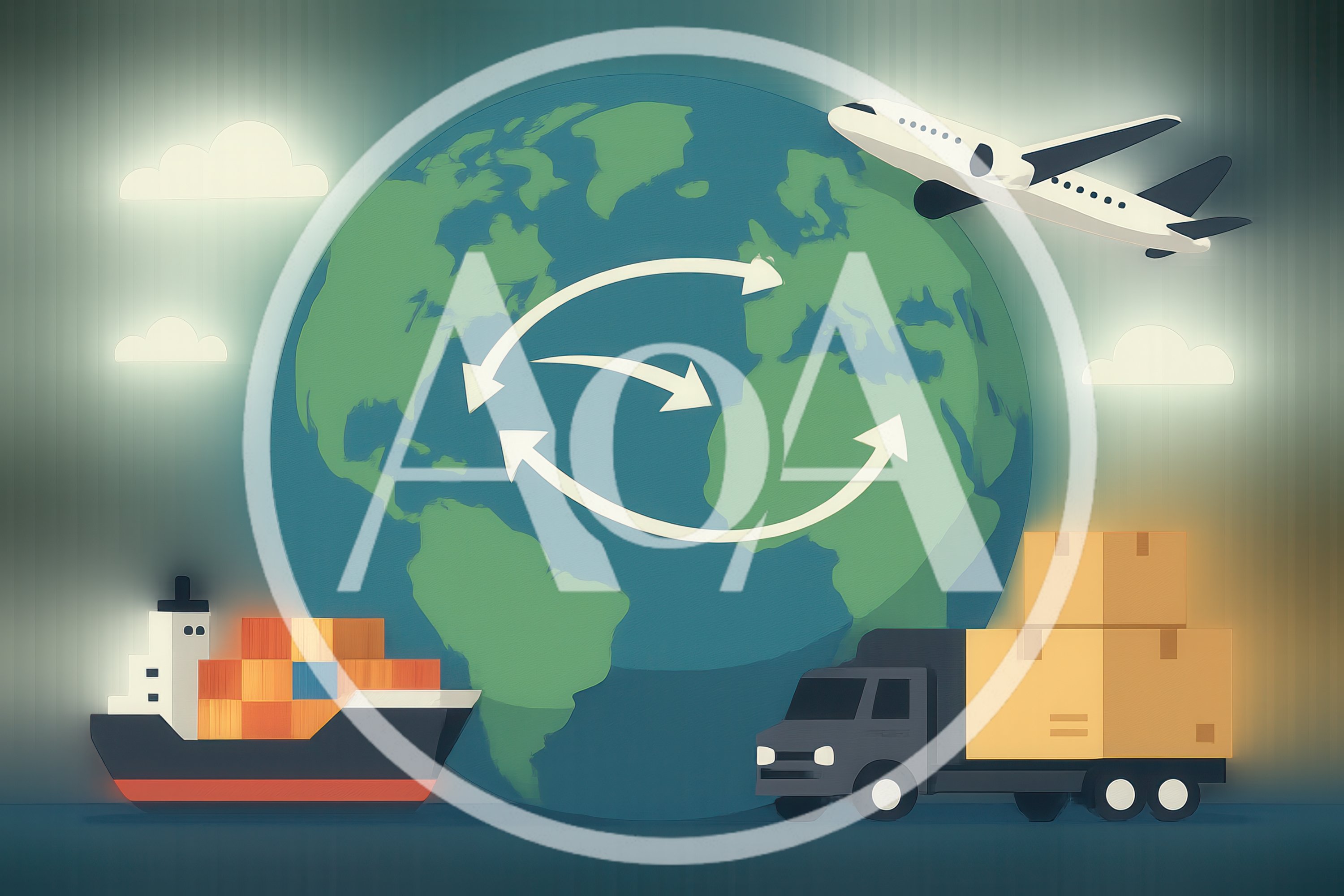 Global Logistics and International Shipping Concept