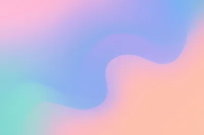 Abstract Gradient Background With Soft Wavy Shapes