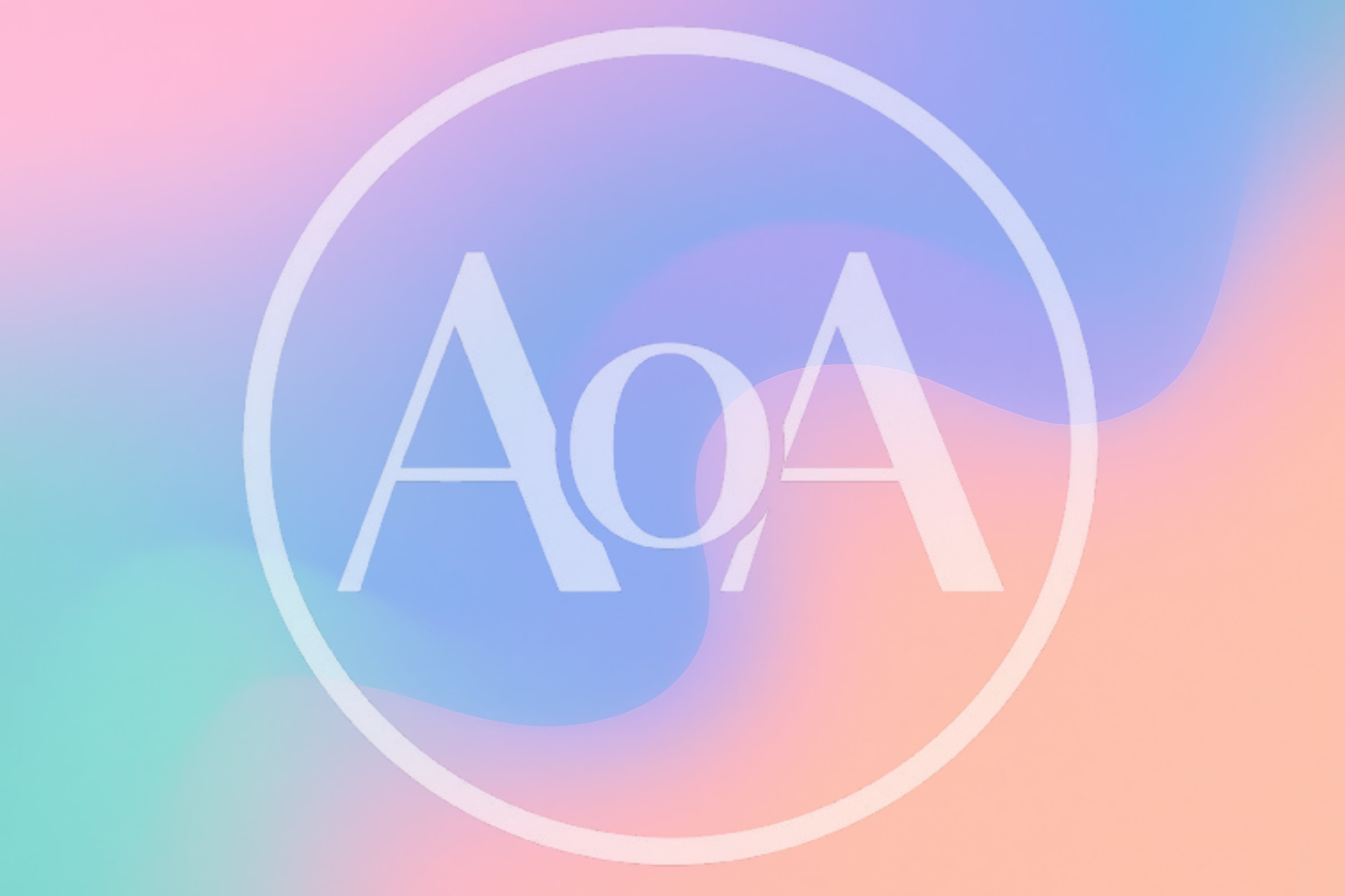 Abstract Gradient Background With Soft Wavy Shapes
