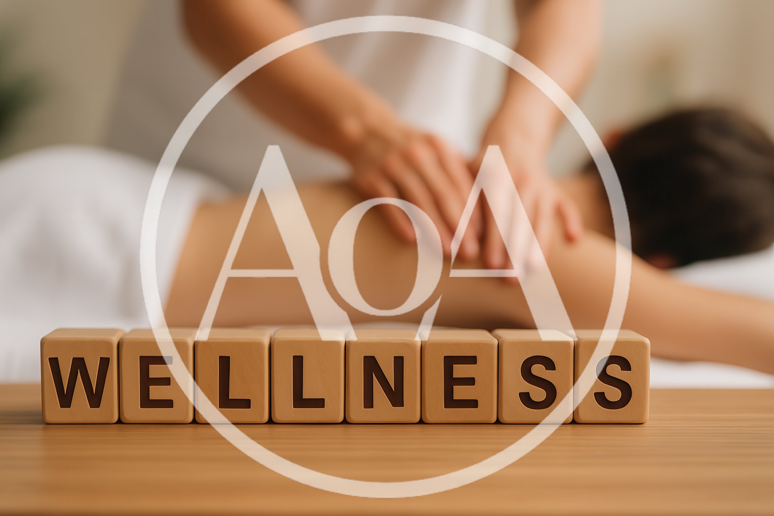 Massage Therapist Performing Back Massage for Wellness