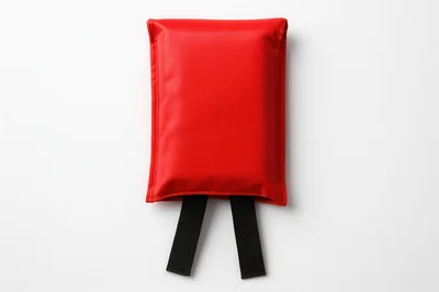 Red Weighted Sandbag For Fitness Training