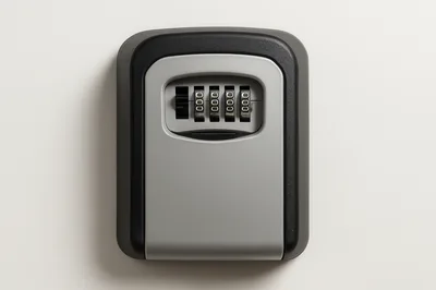 Wall Mounted Key Lock Box With Combination Dial