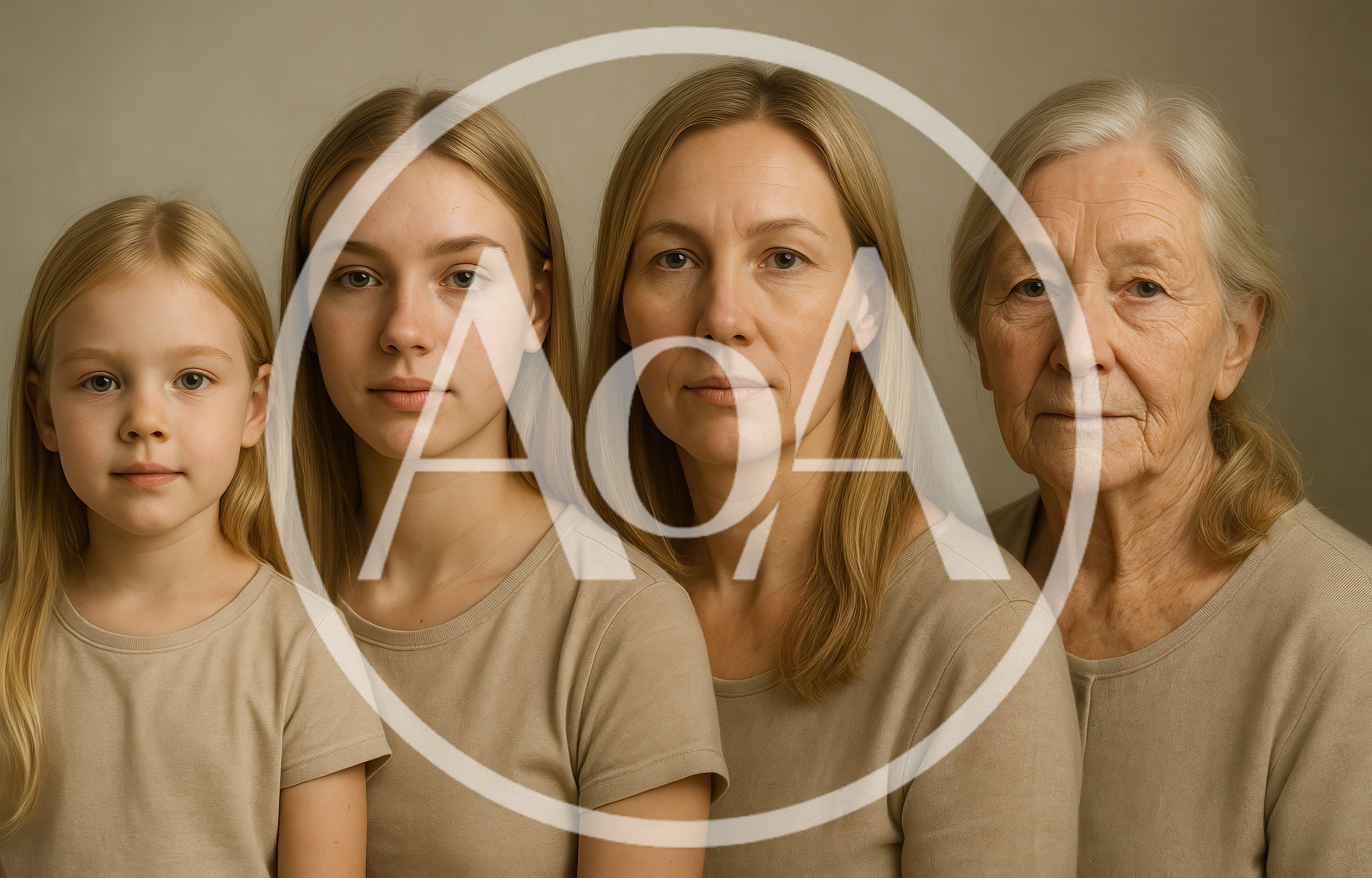 Four Generations of Women Portrait
