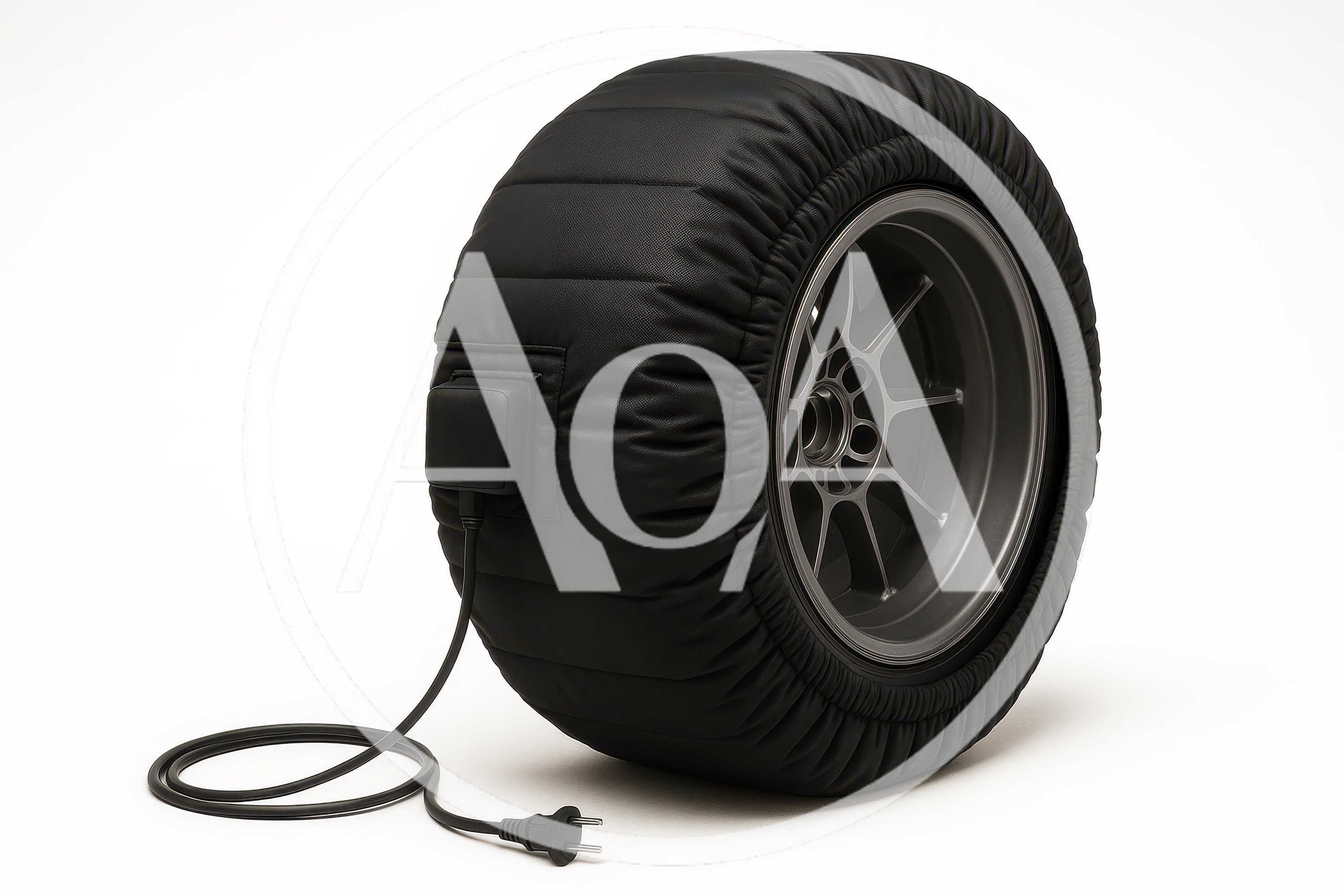 Racing Tire With Electric Heating Blanket