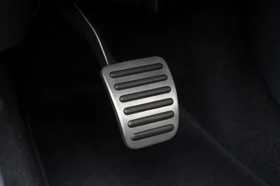 Close Up Of A Car Brake Pedal