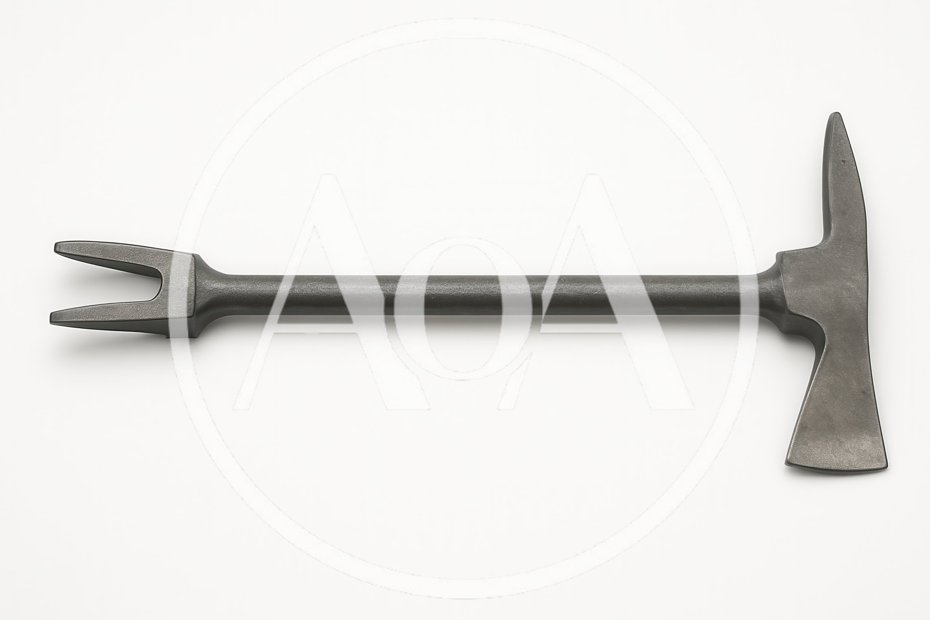 Industrial Steel Firefighter Halligan Tool Isolated
