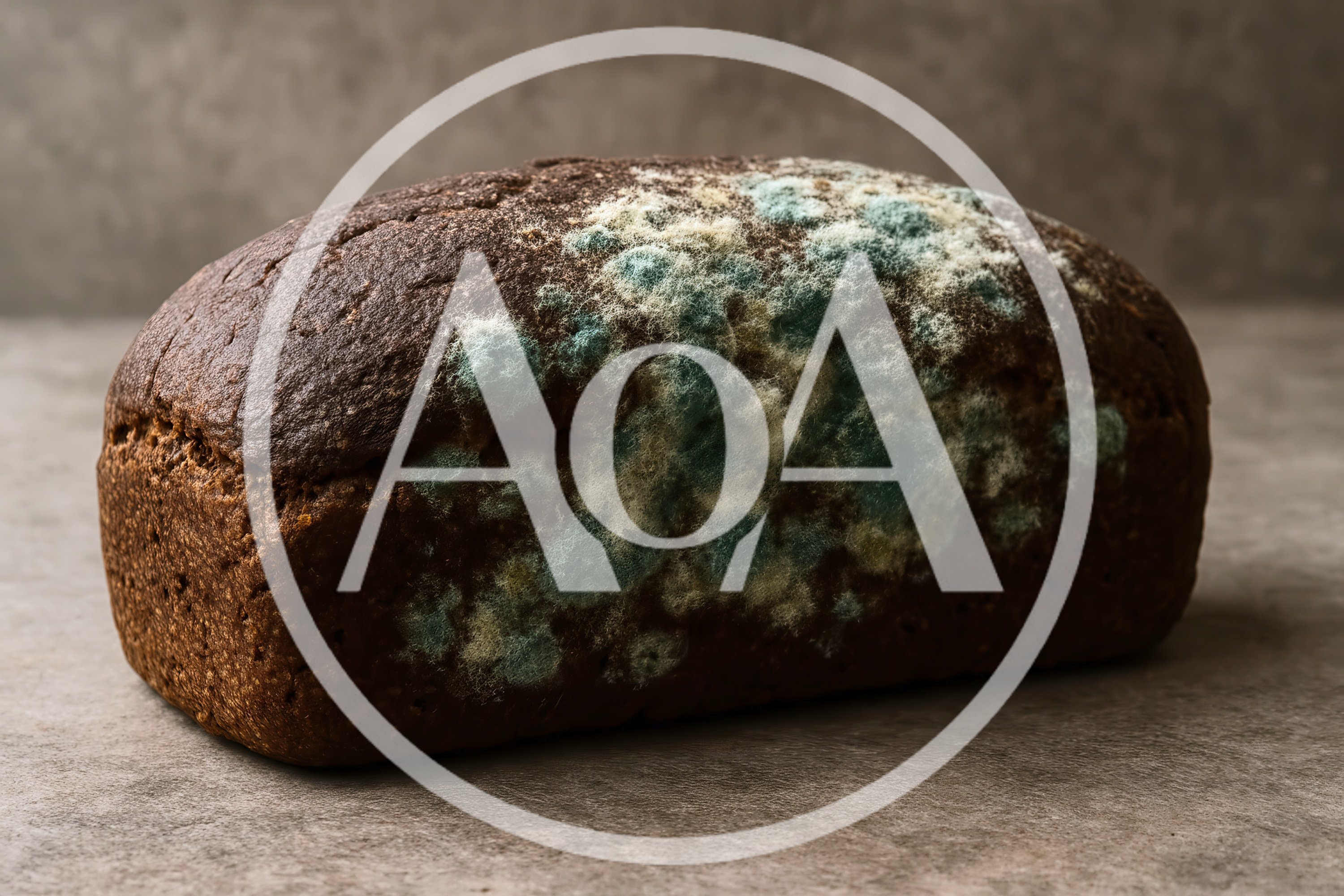 Moldy Loaf Of Dark Rye Bread