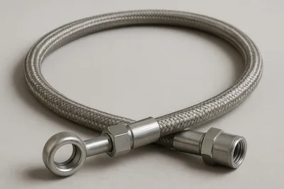Stainless Steel Braided Brake Hose With Fittings