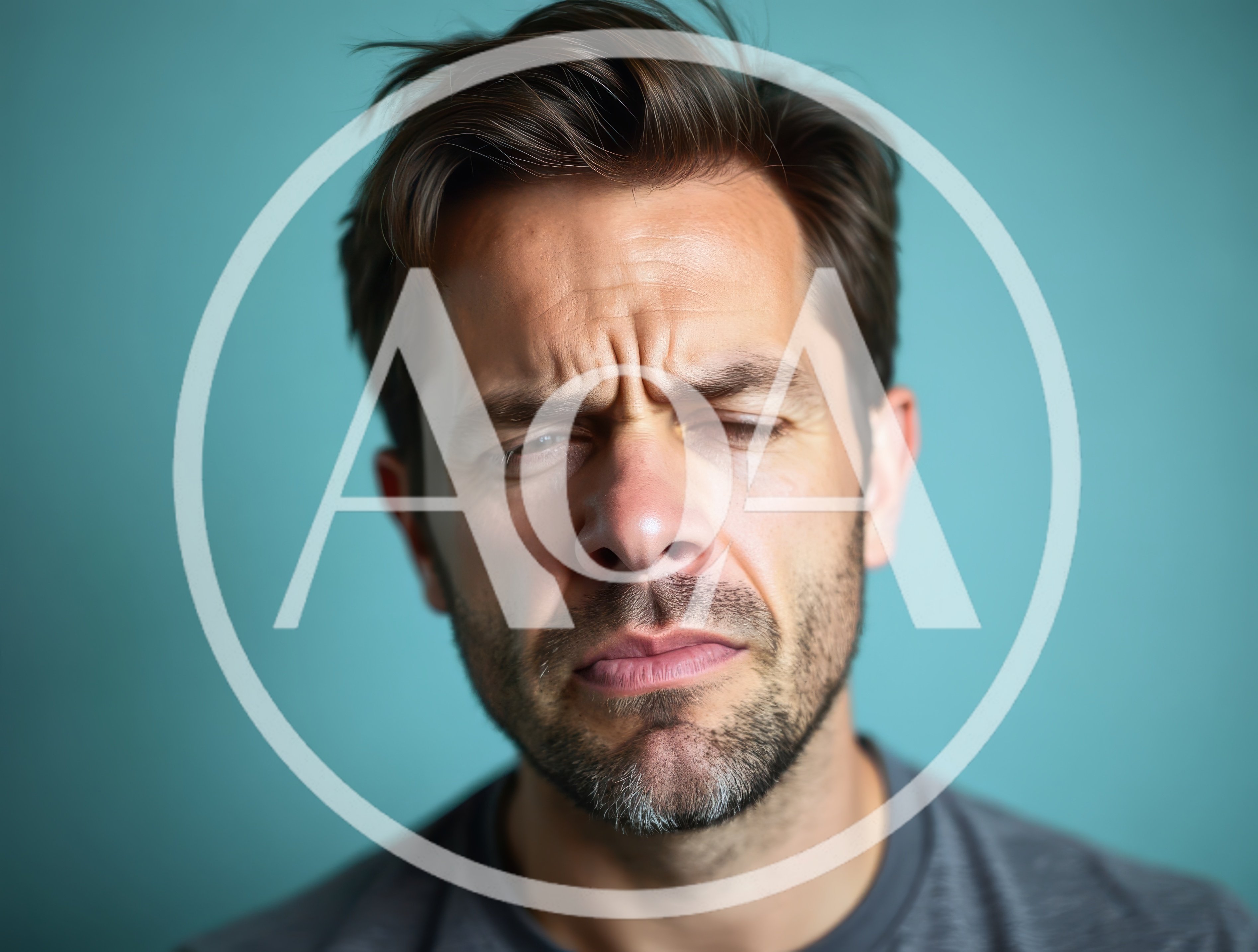 Portrait Of A Man With A Skeptical Expression