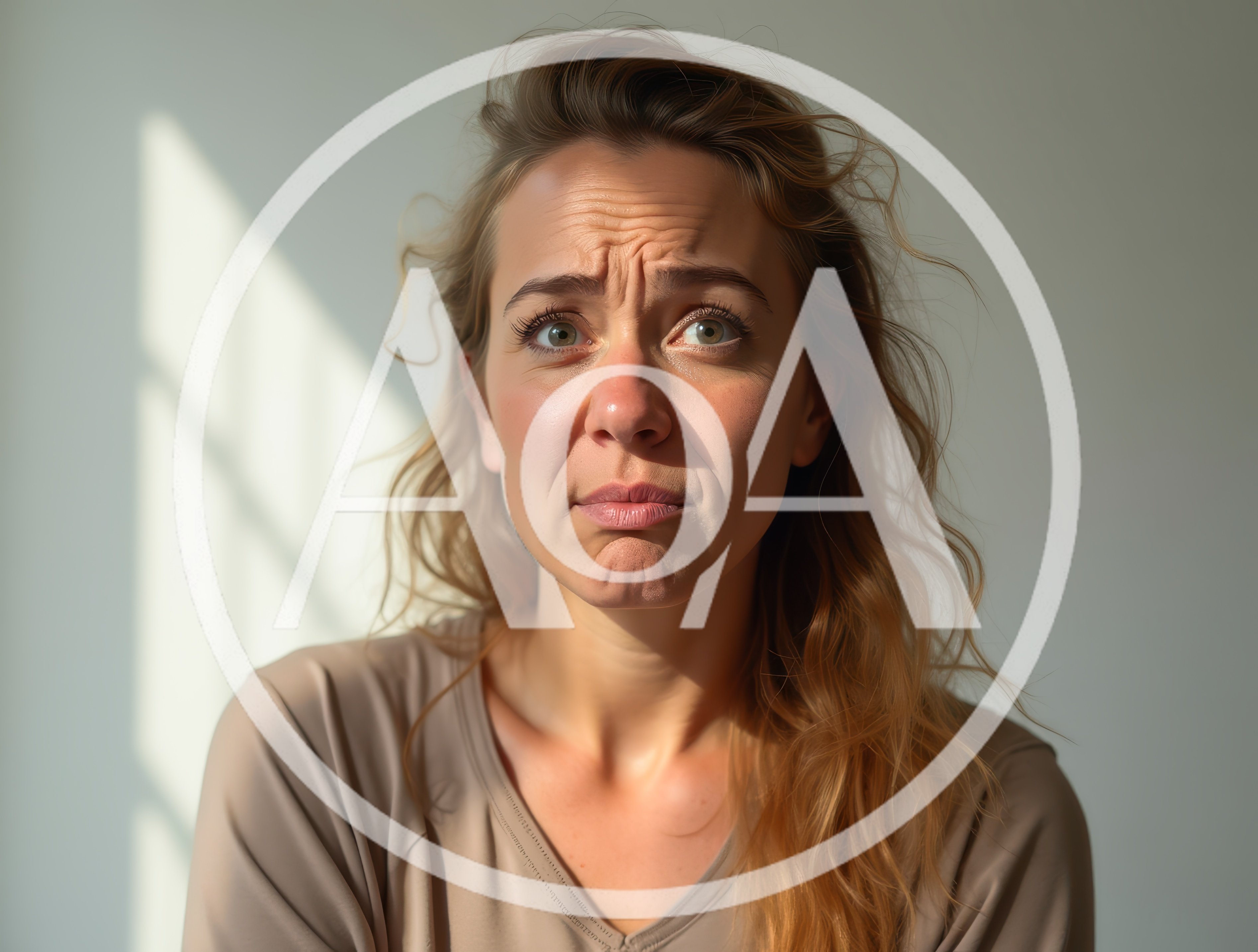 Portrait Of A Woman Expressing Confusion And Doubt