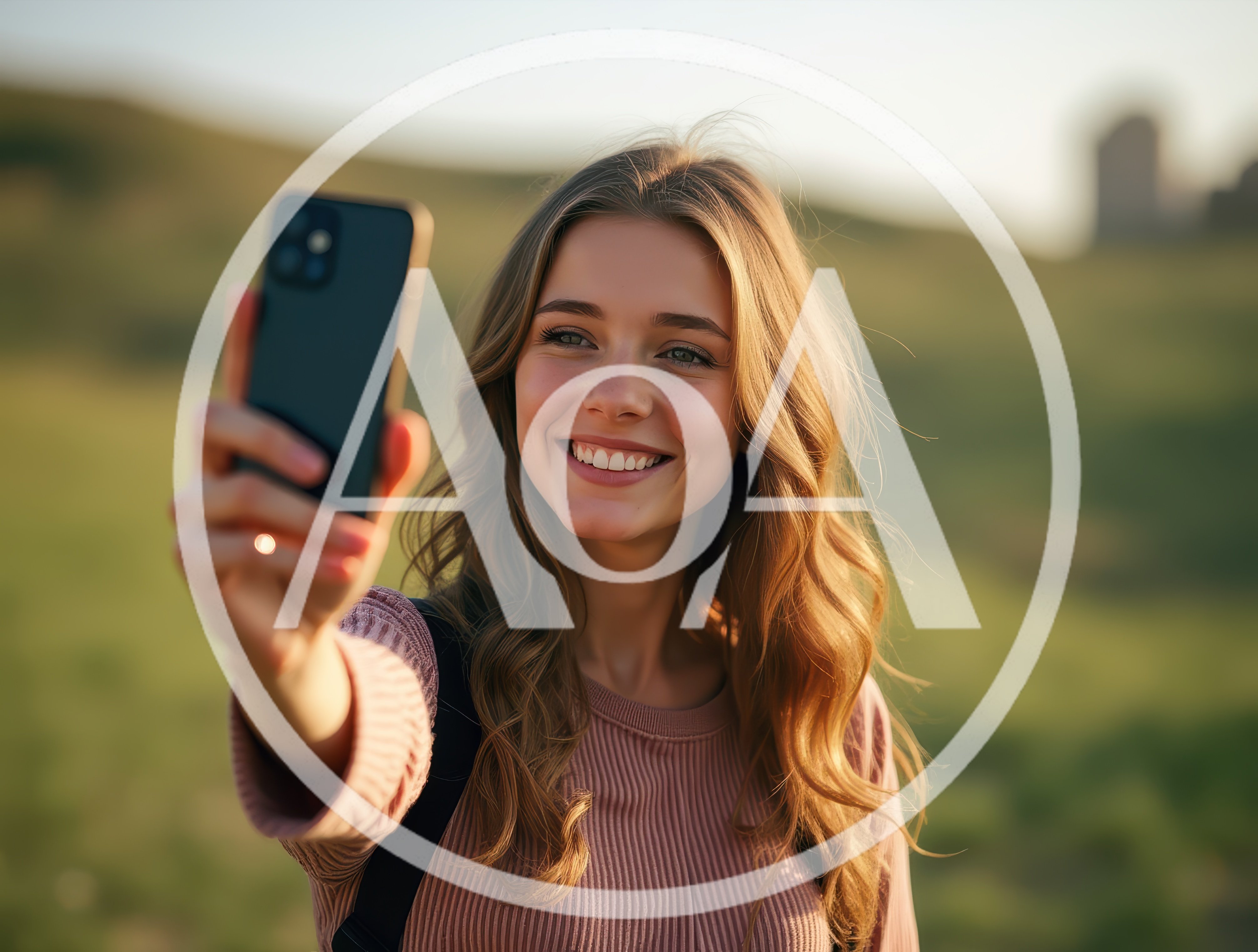 Young Woman Taking A Selfie Outdoors