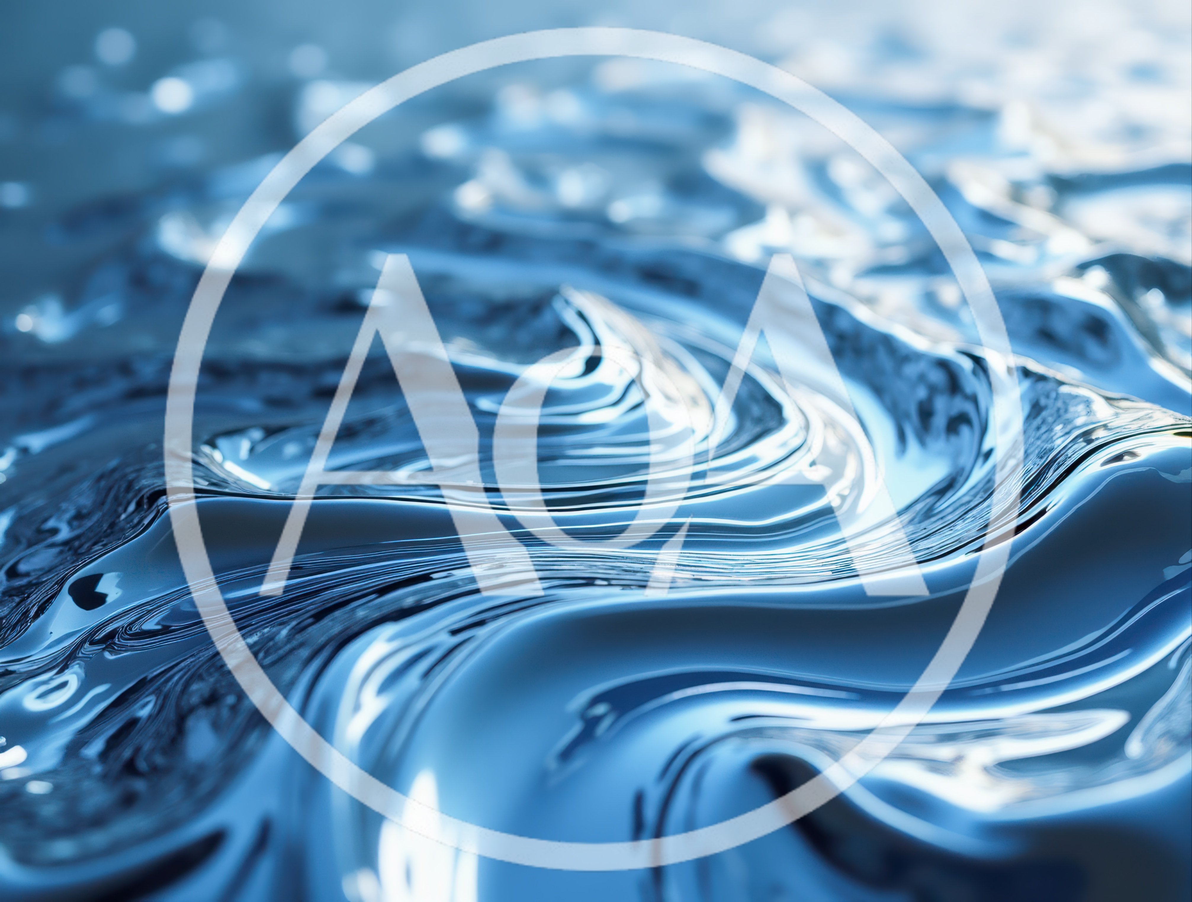 Abstract Liquid Metal Surface With Rippling Waves
