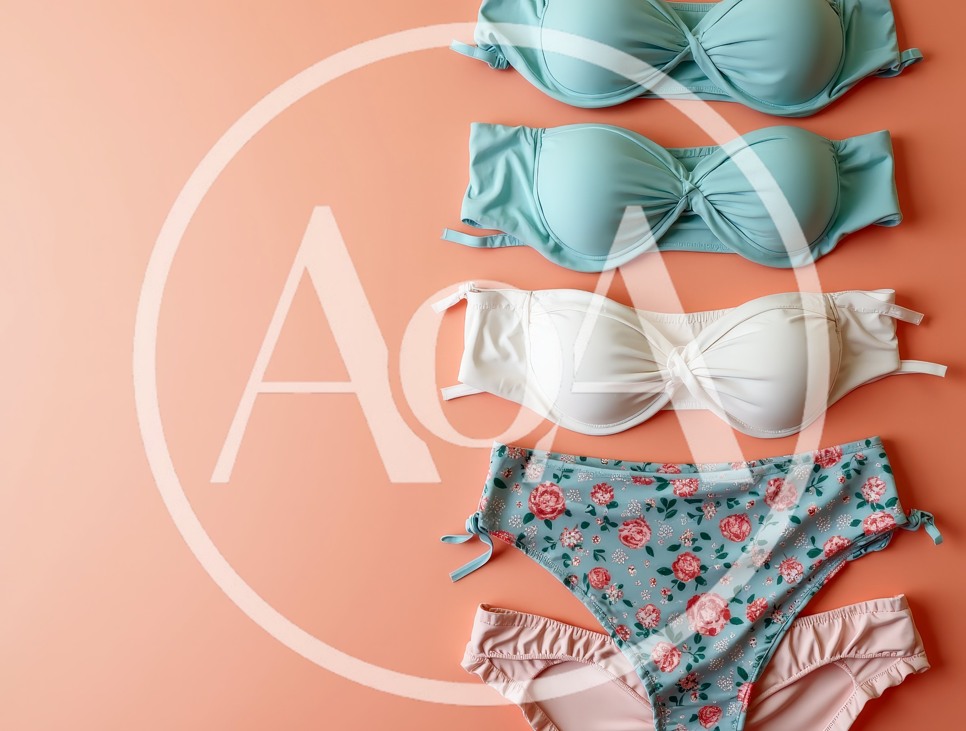 Collection of Women's Swimwear Bikini Tops and Bottoms