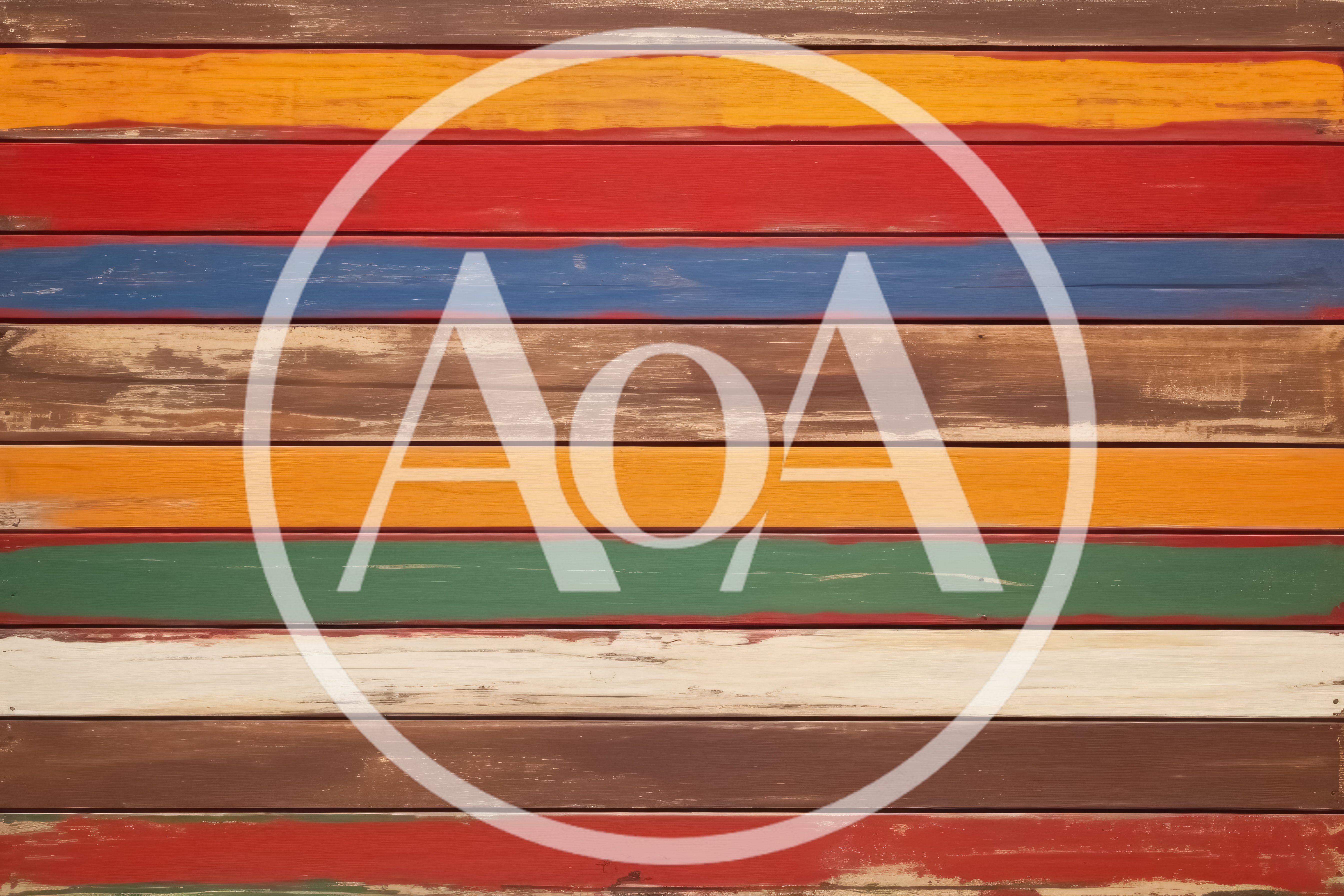 Multicolor Painted Wooden Planks Wall Background