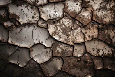 Cracked Dry Earth Texture Background