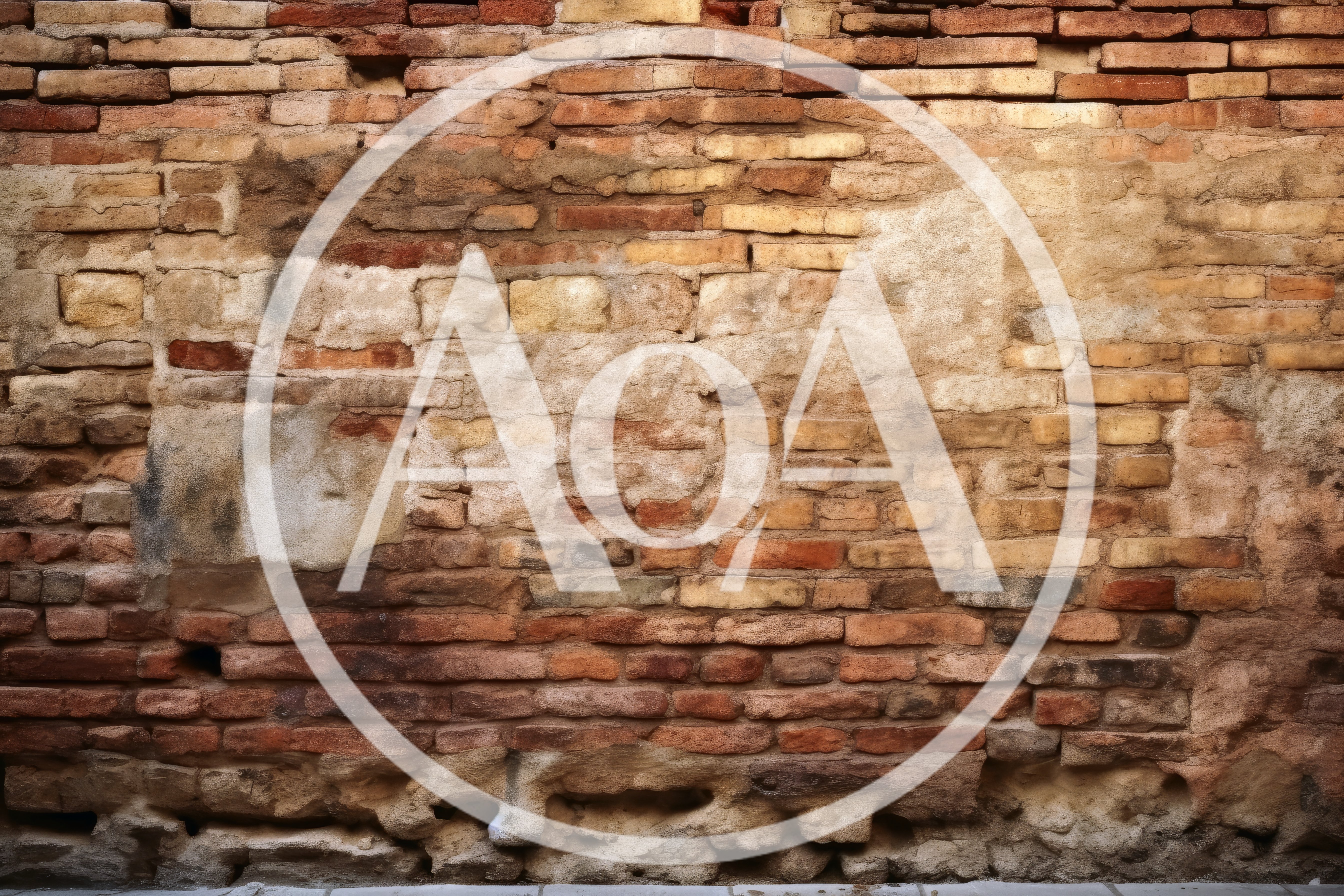 Weathered Old Brick Wall Texture Background