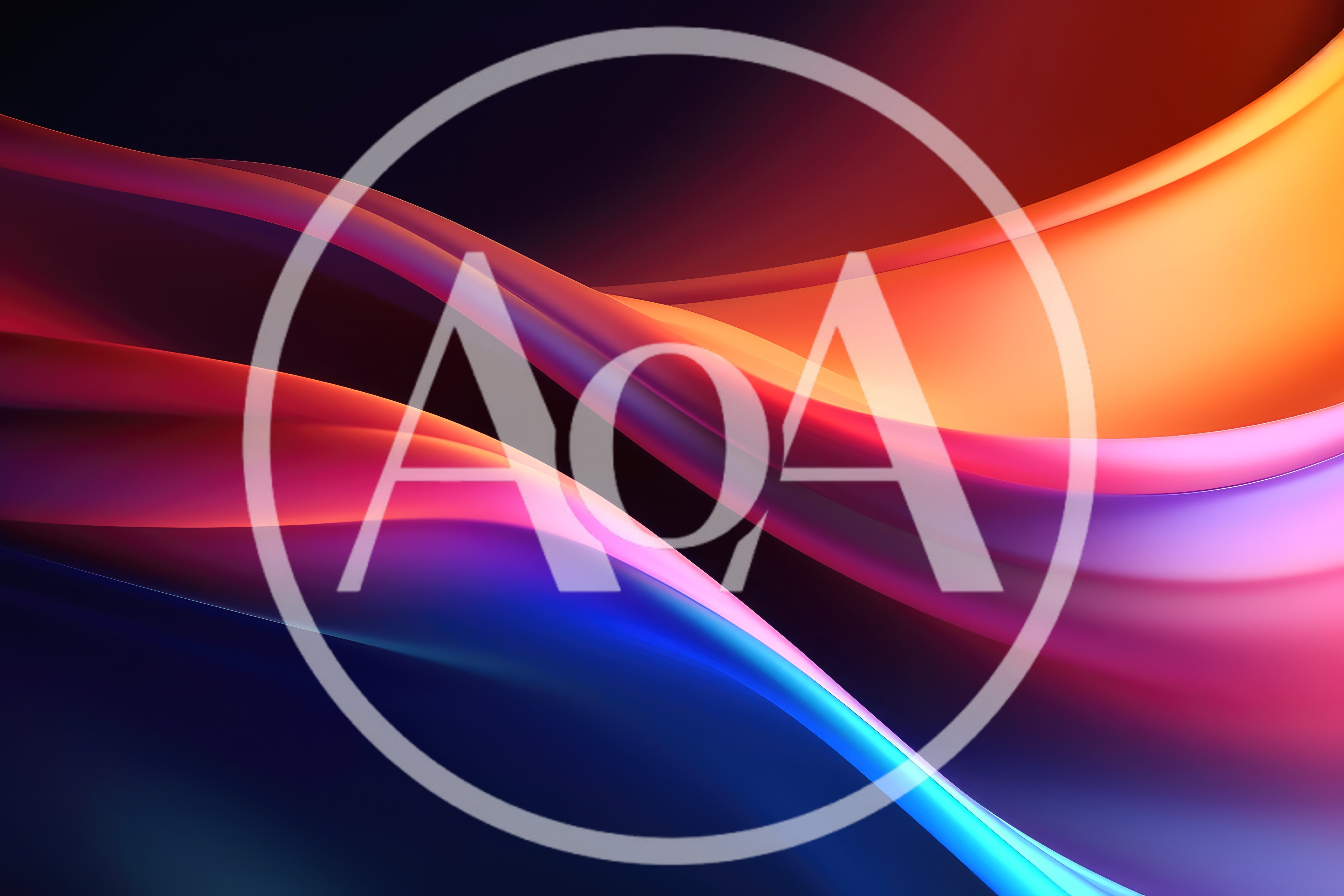 Abstract Fluid Waves With Vibrant Gradient Colors