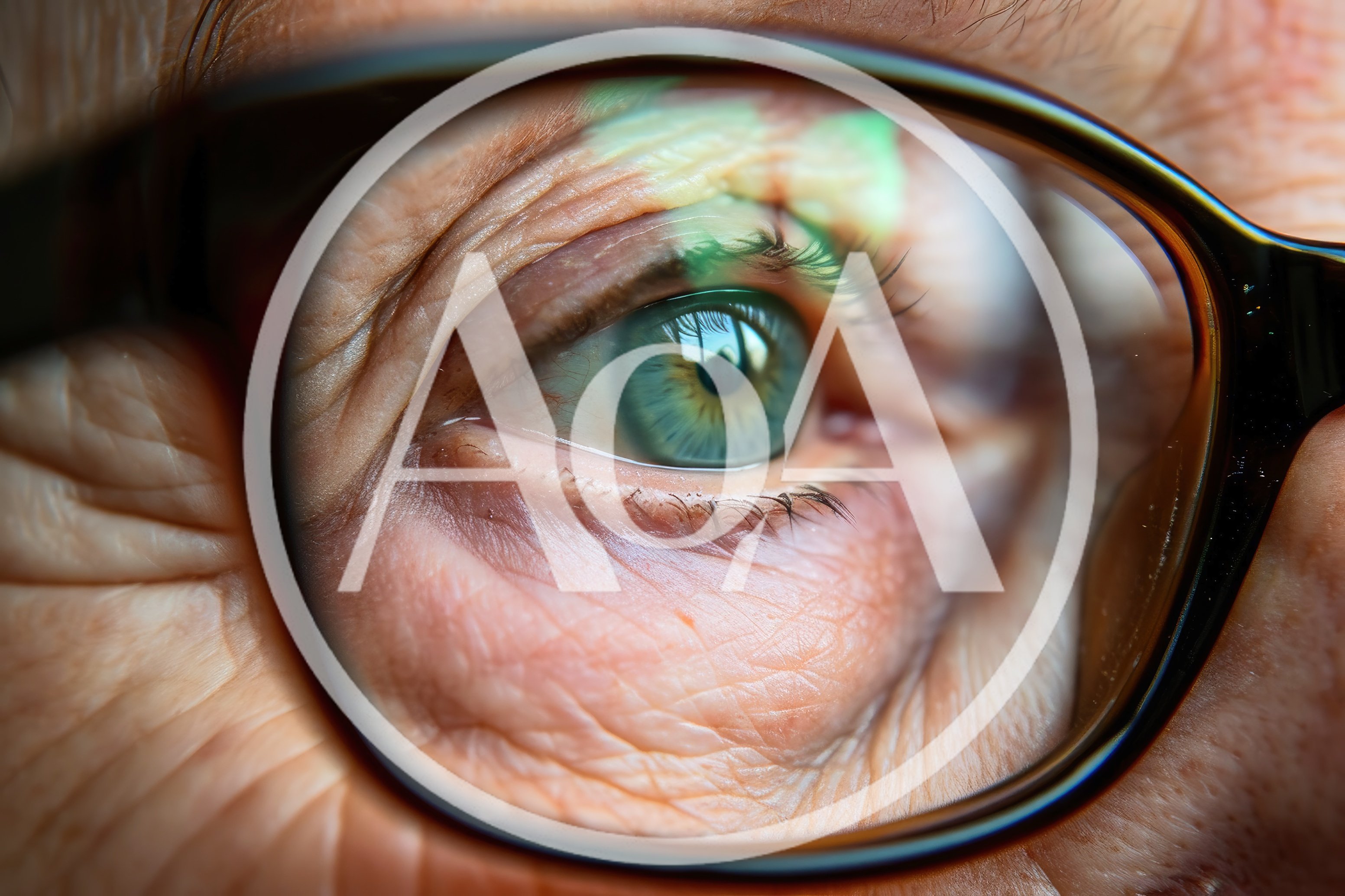 Extreme Close Up Of An Elderly Person Eye