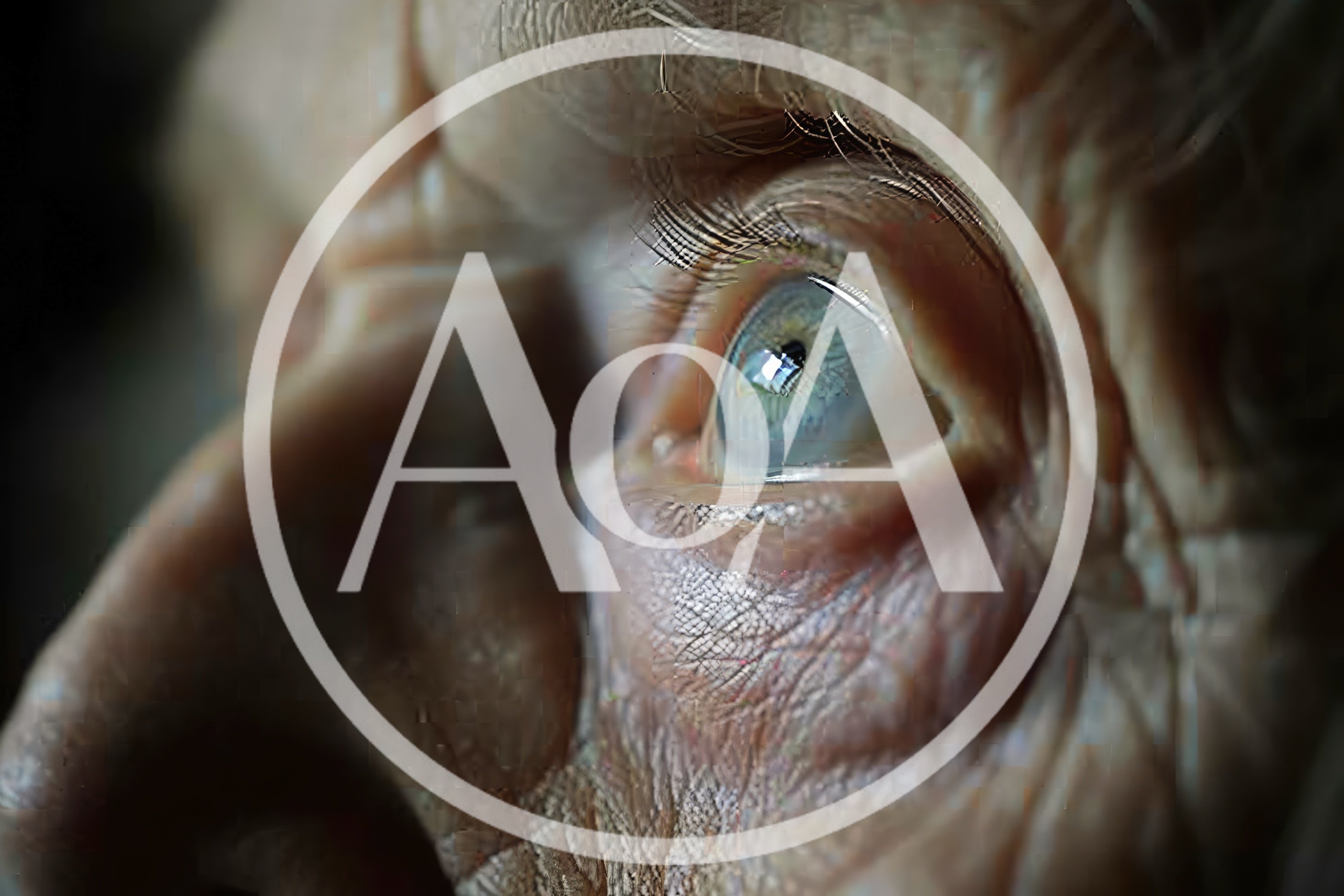 Extreme Close Up Of An Elderly Person Eye