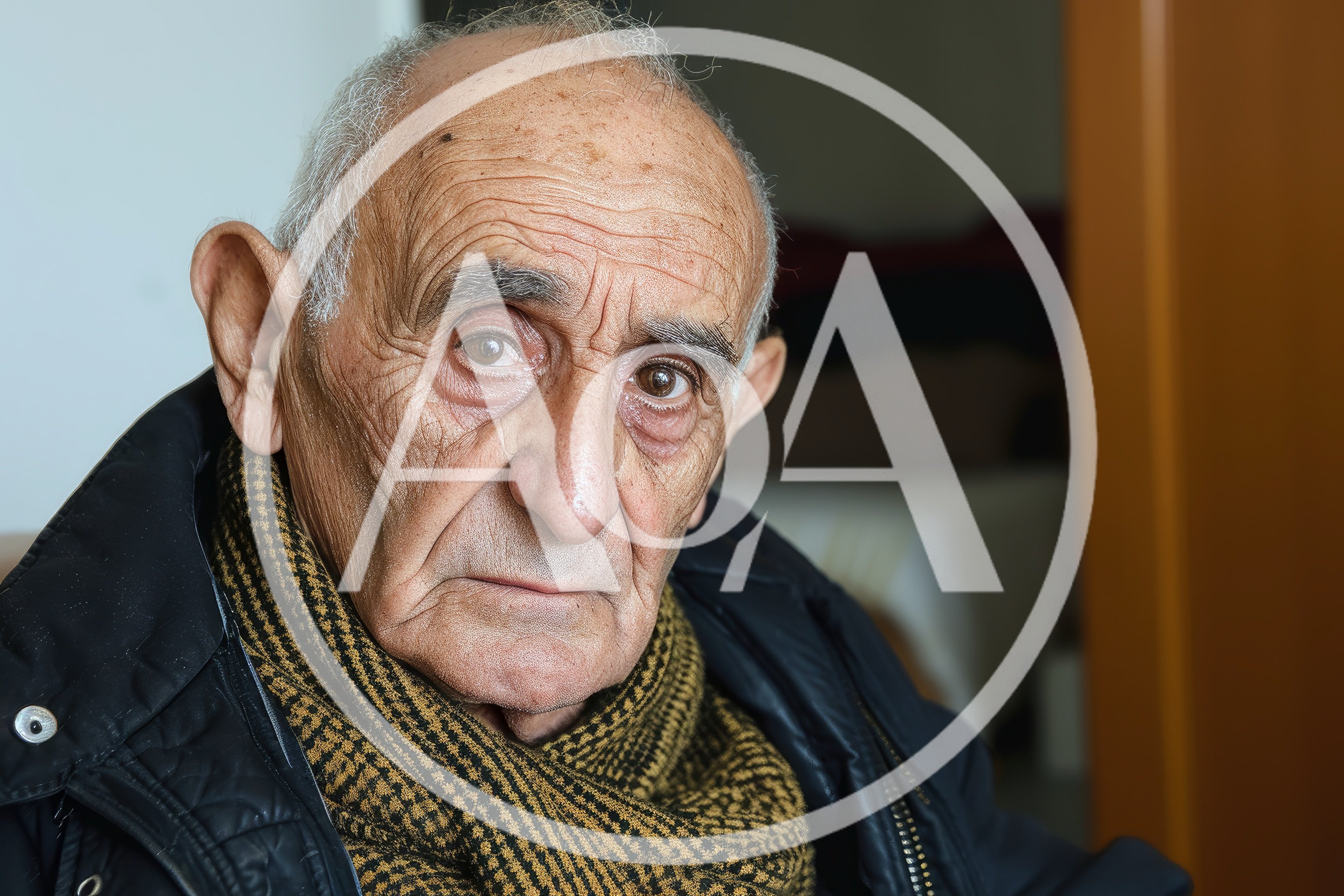 Portrait Of An Elderly Man With A Scarf