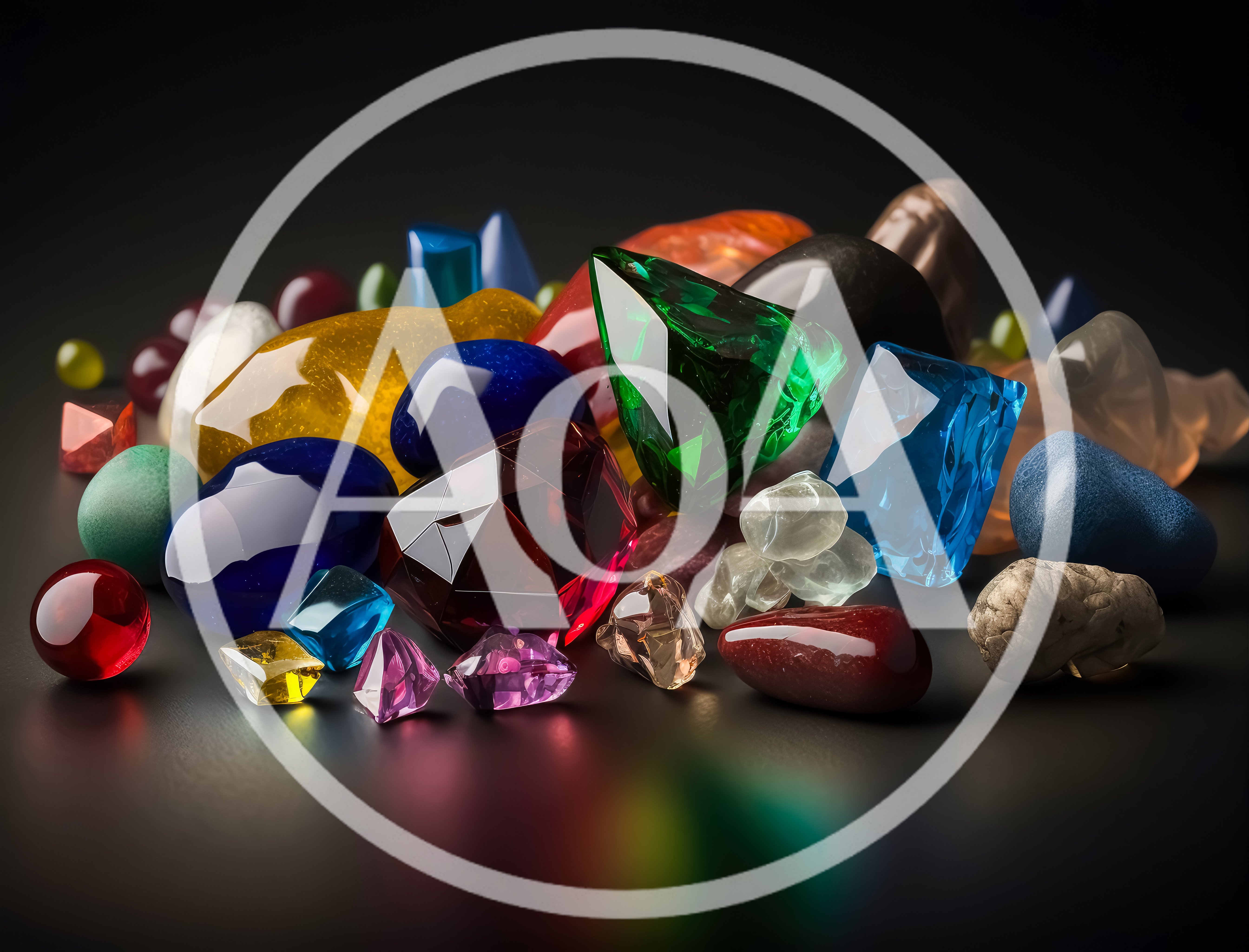 Collection Of Assorted Polished Gemstones And Crystals