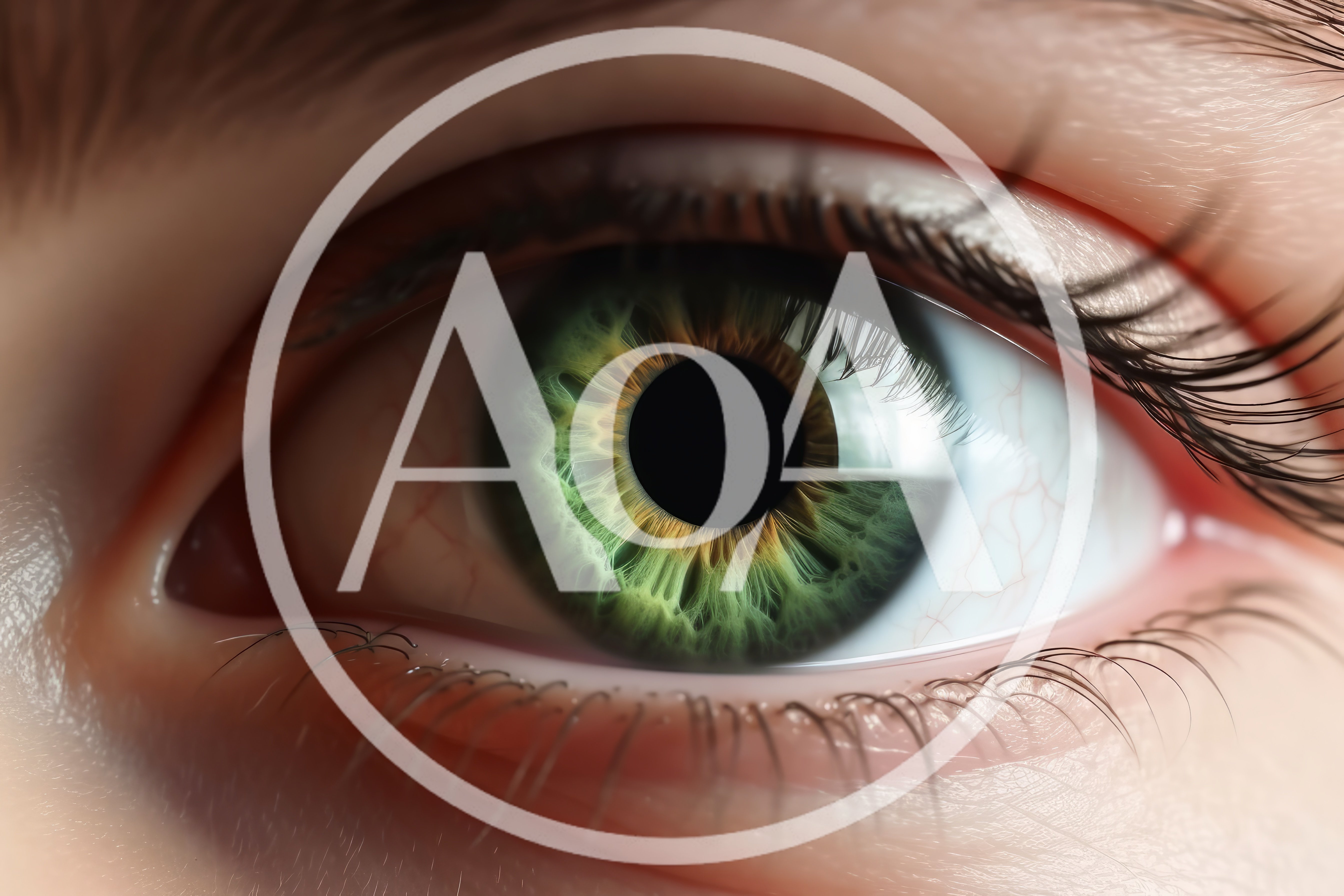 Extreme Close Up Of A Human Green Eye