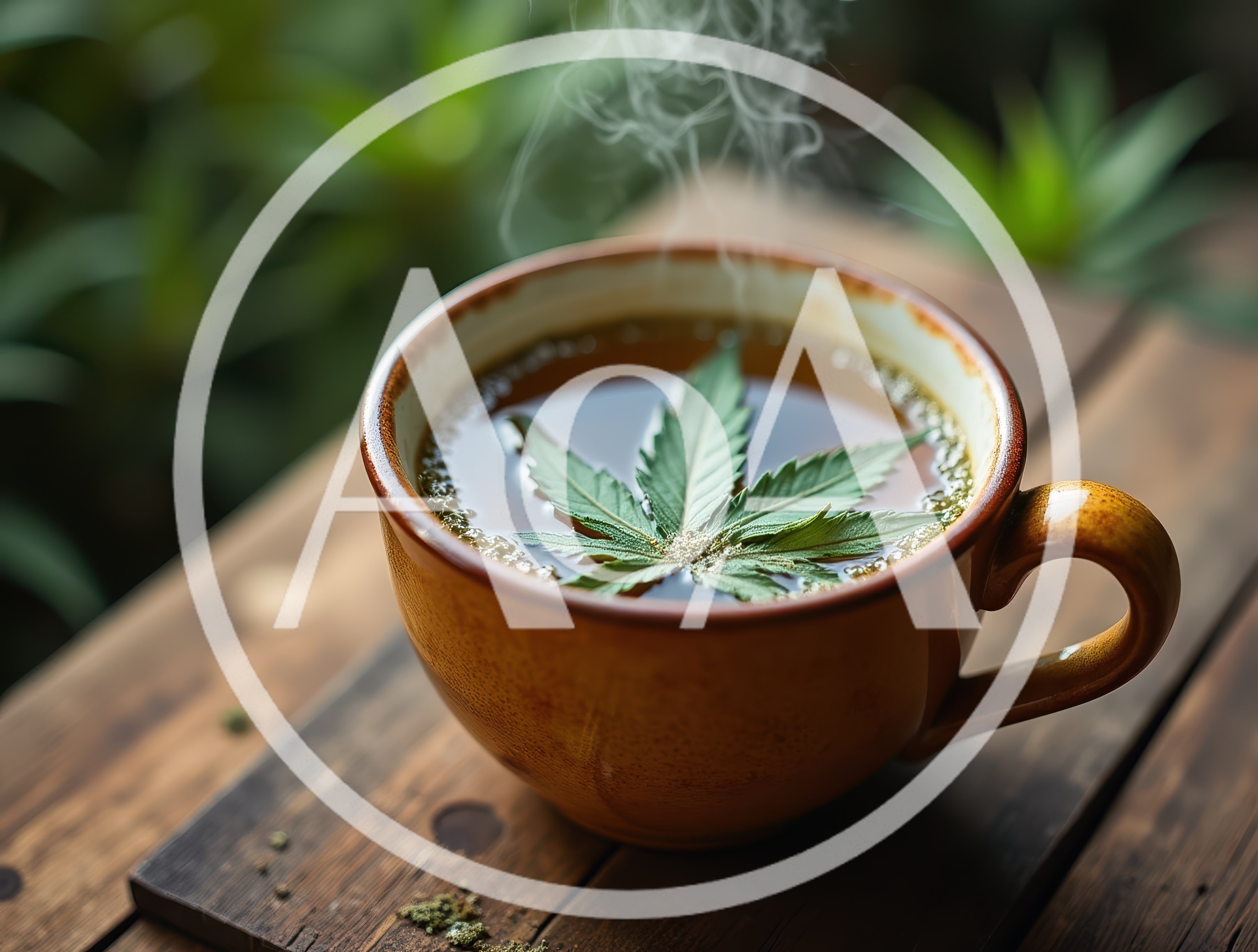 Cannabis Infused Tea In A Ceramic Mug