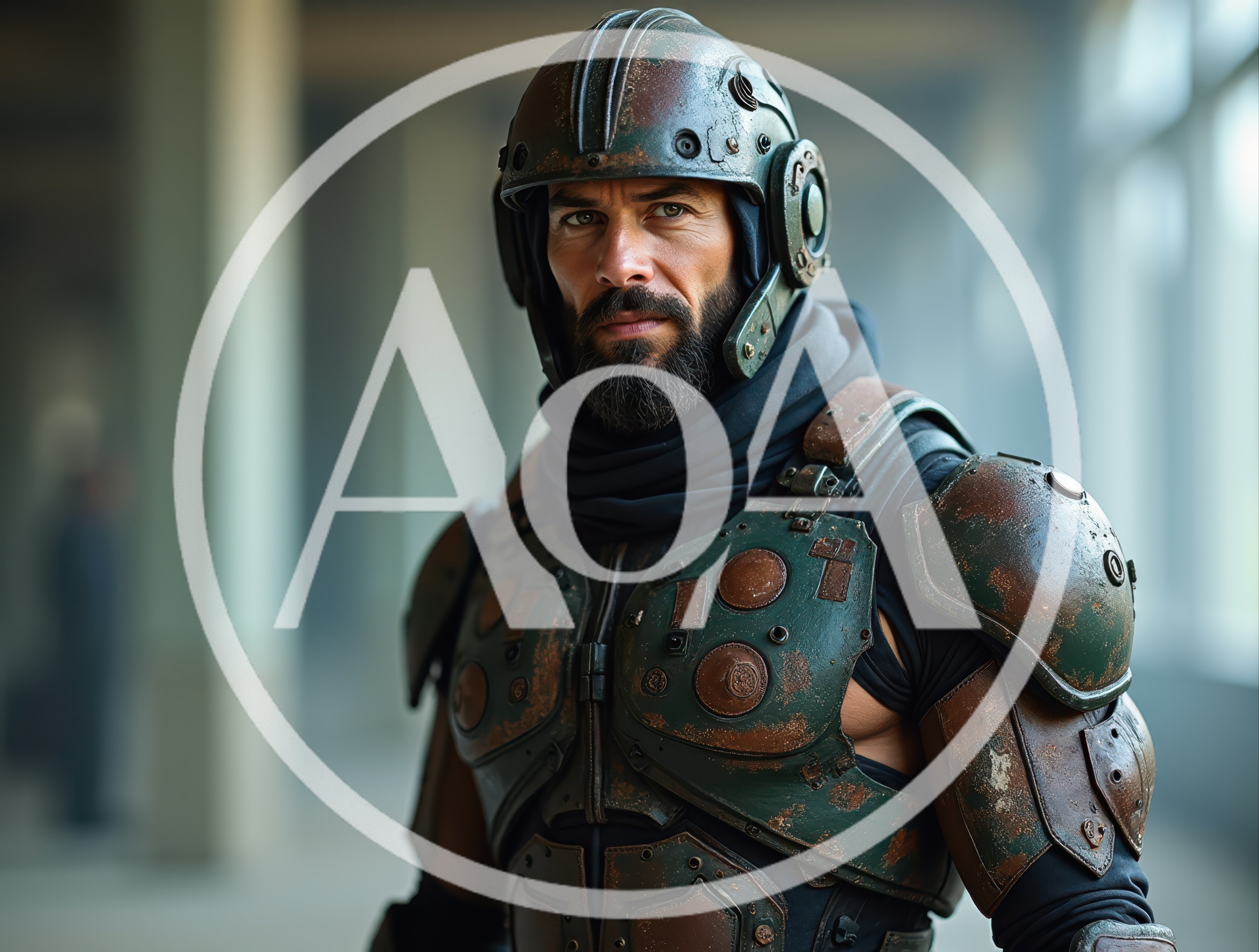 Portrait Of A Futuristic Soldier In Tactical Armor