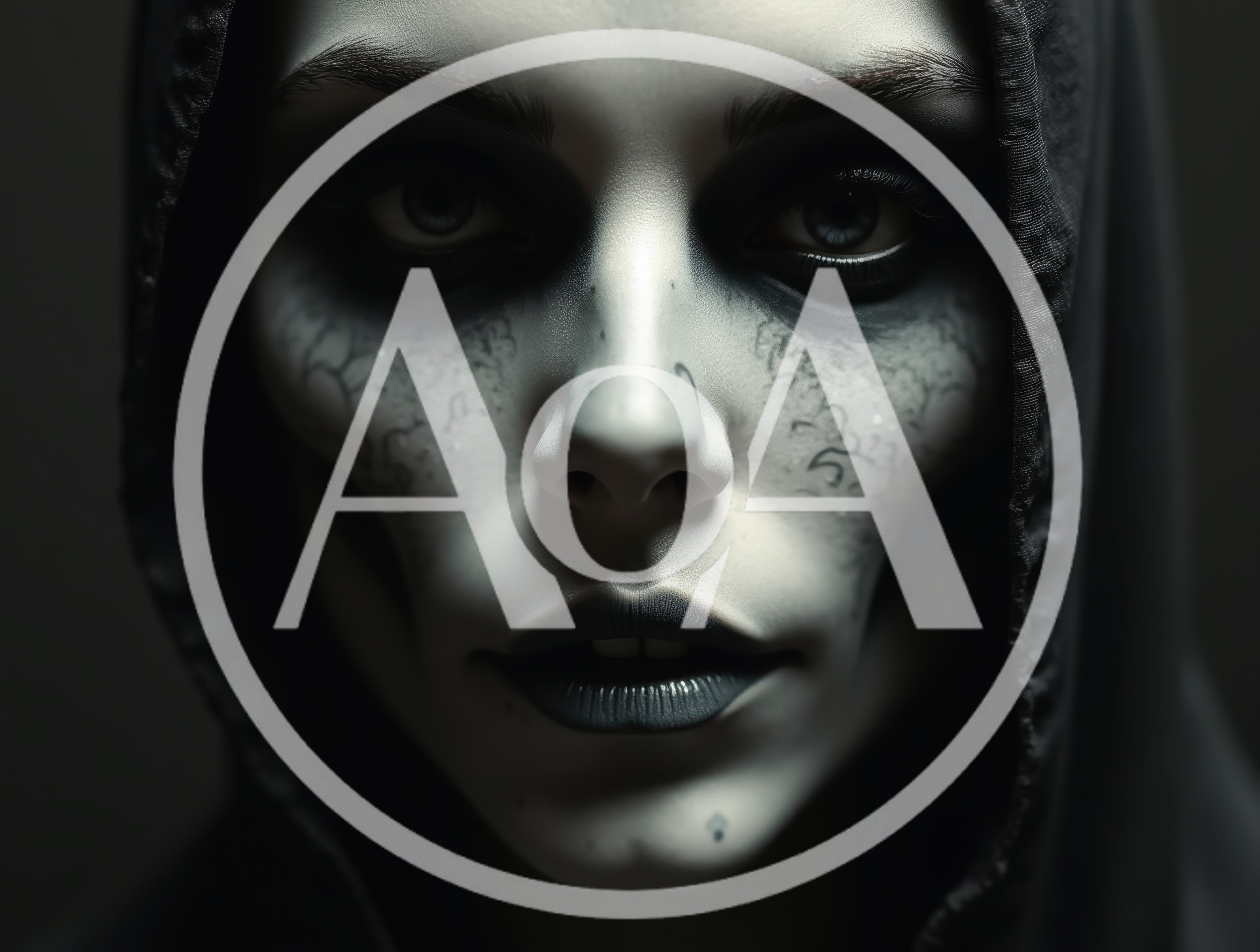 Close Up Portrait Of A Gothic Woman In Hood