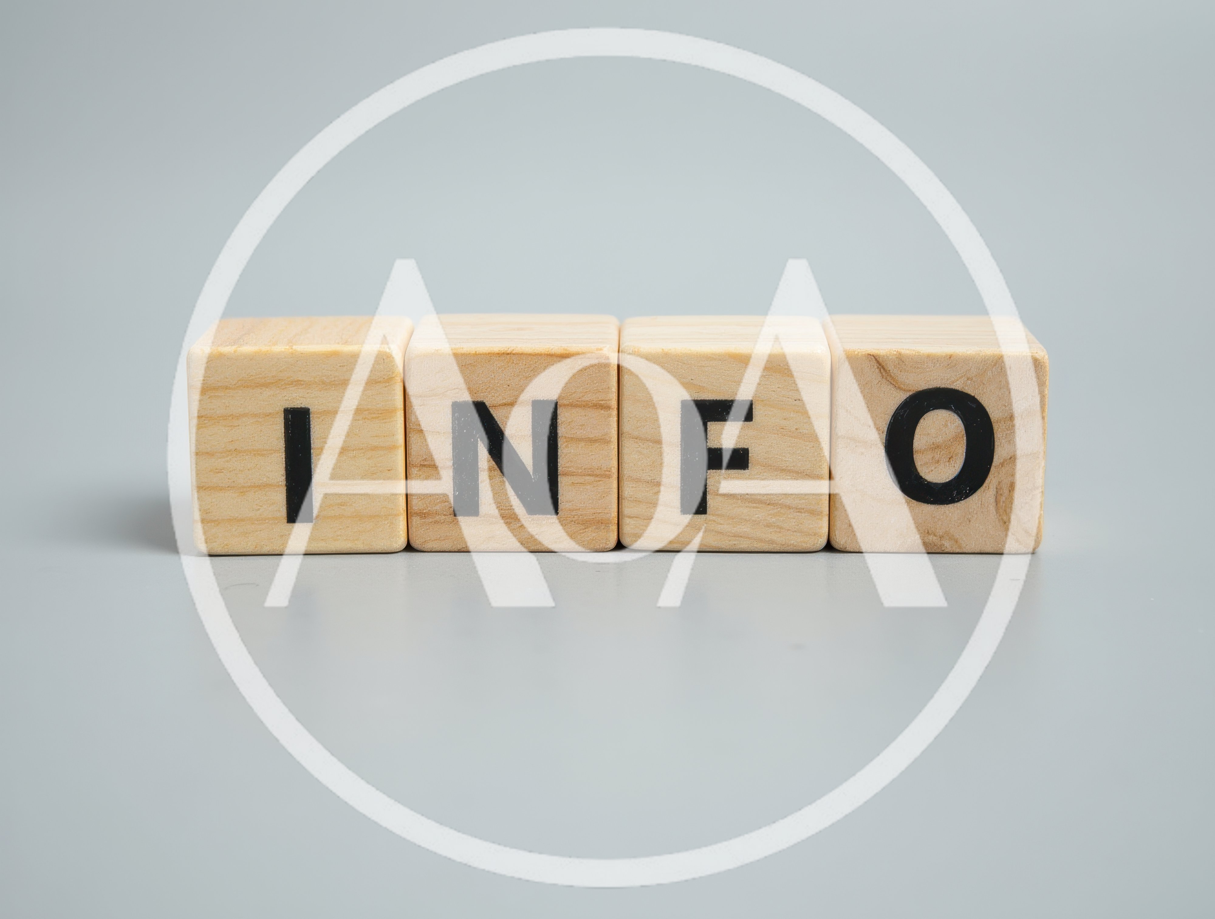 Wooden Blocks Spelling The Word Info