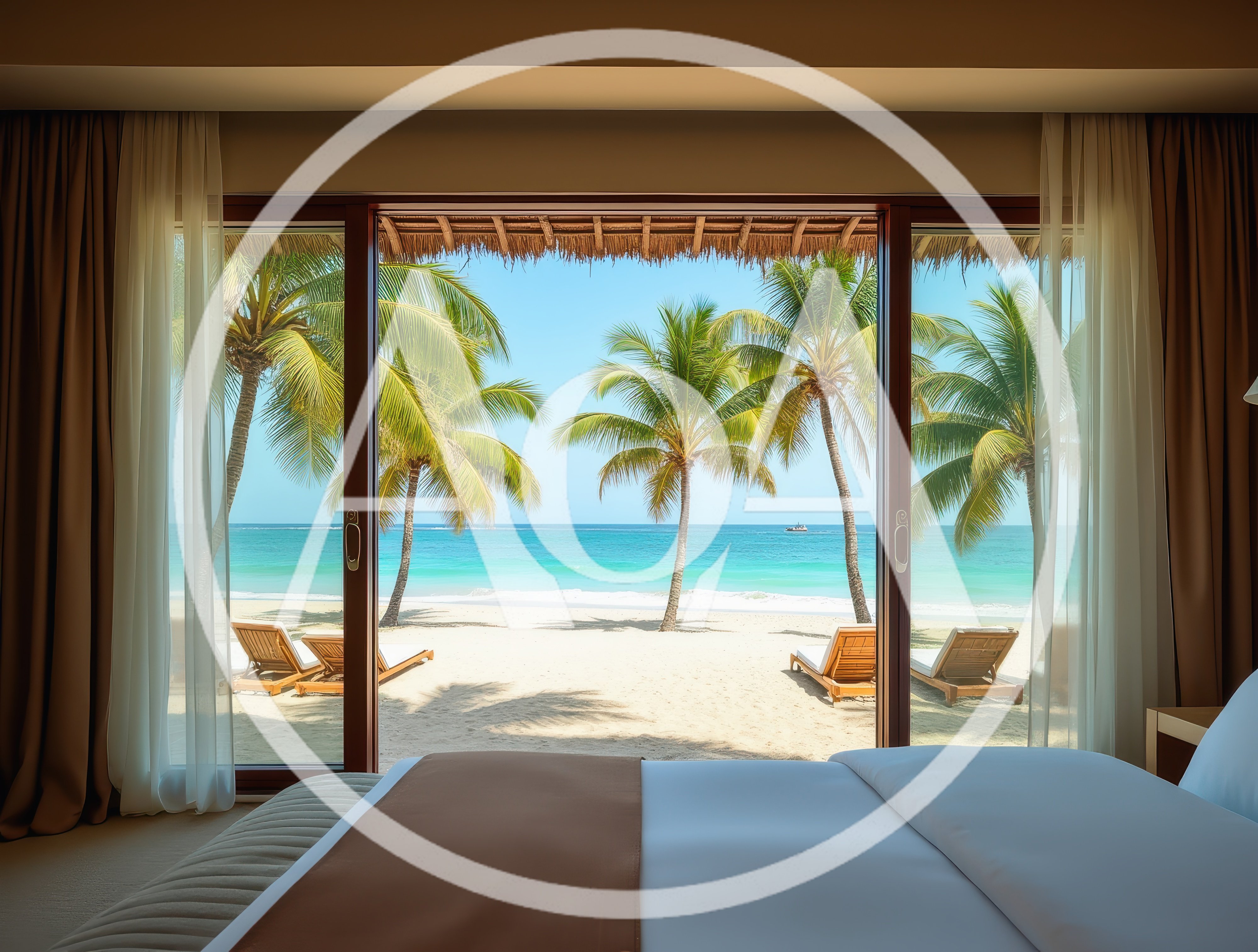 Luxury Beachfront Hotel Room With Ocean View