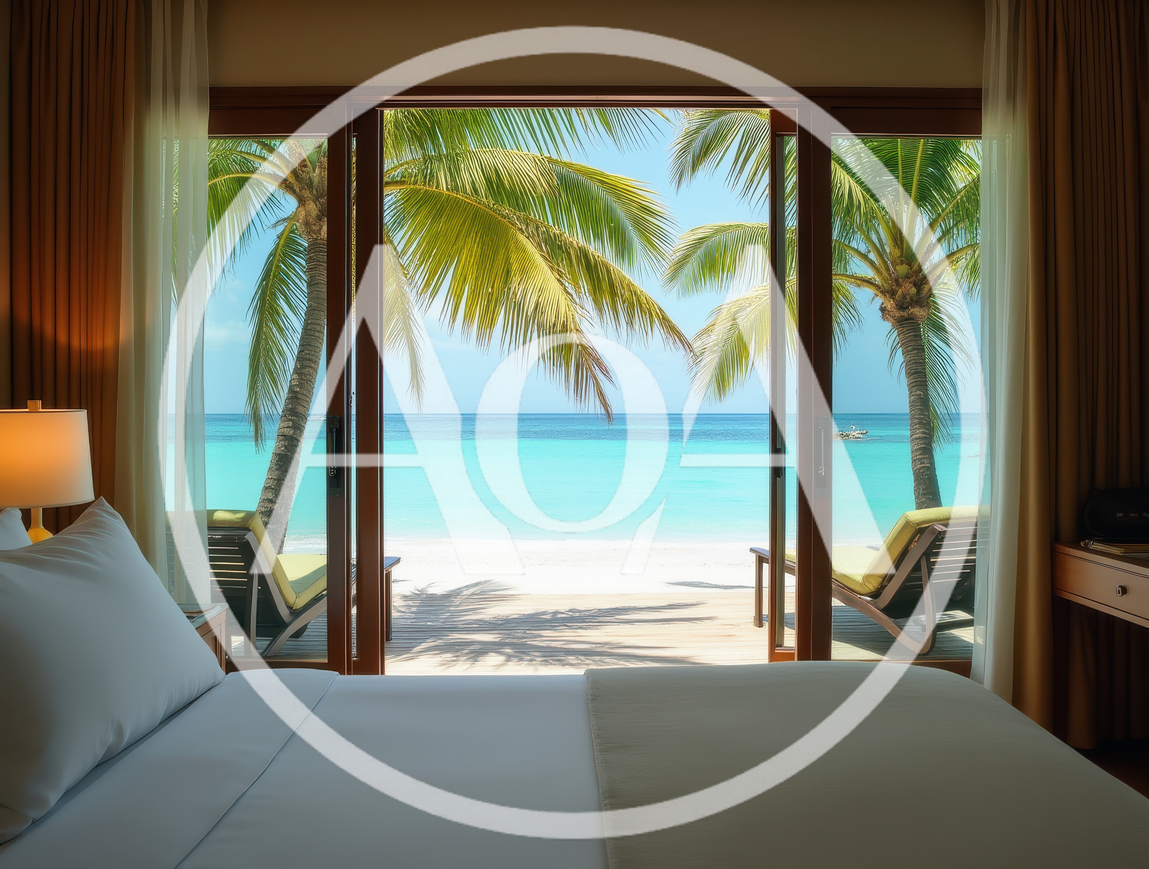 Luxury Beachfront Hotel Room With Ocean View