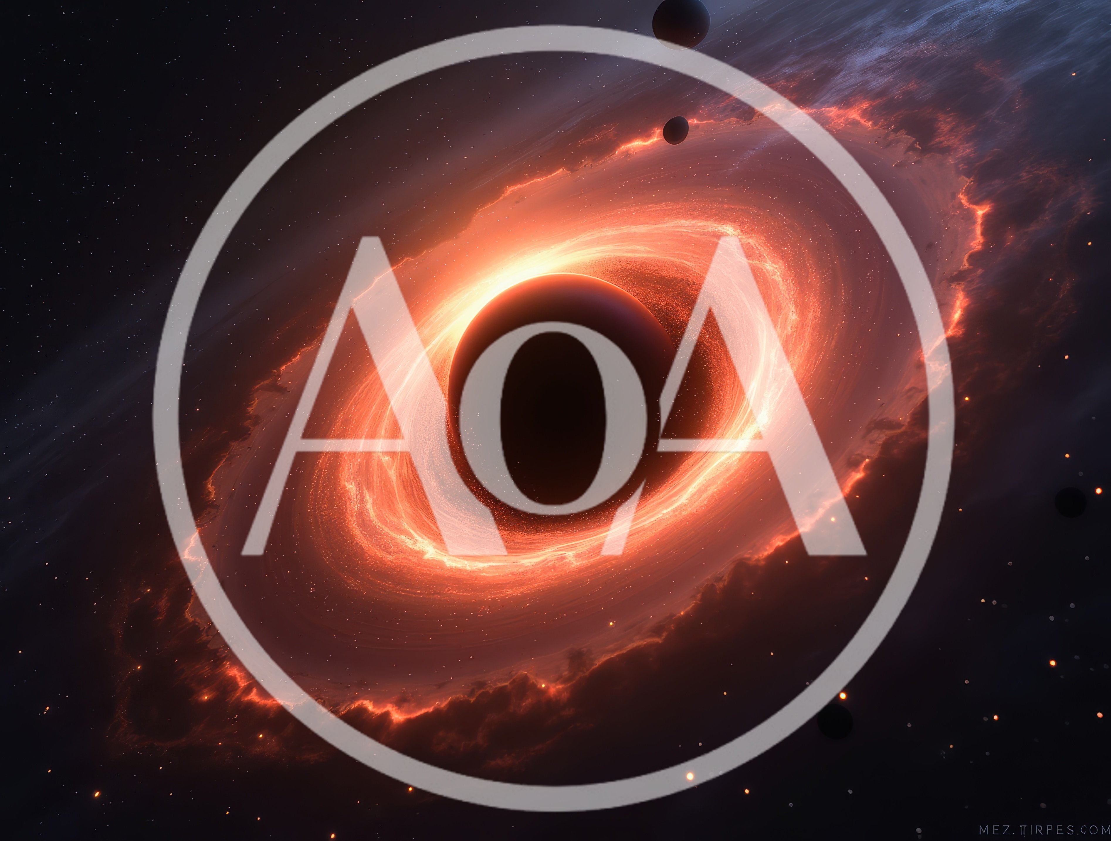 Supermassive Black Hole With Glowing Accretion Disk