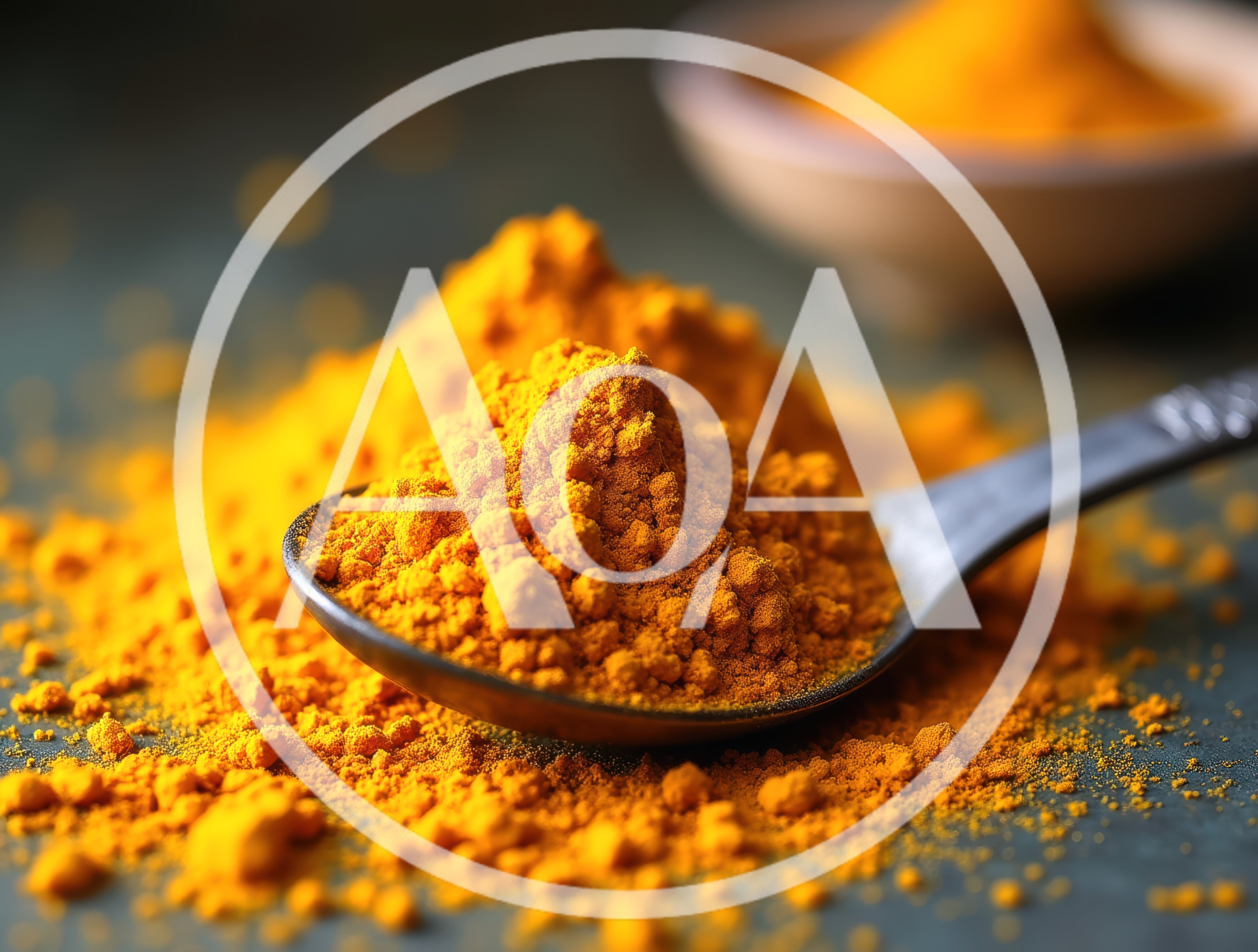 Spoonful Of Vibrant Ground Turmeric Powder