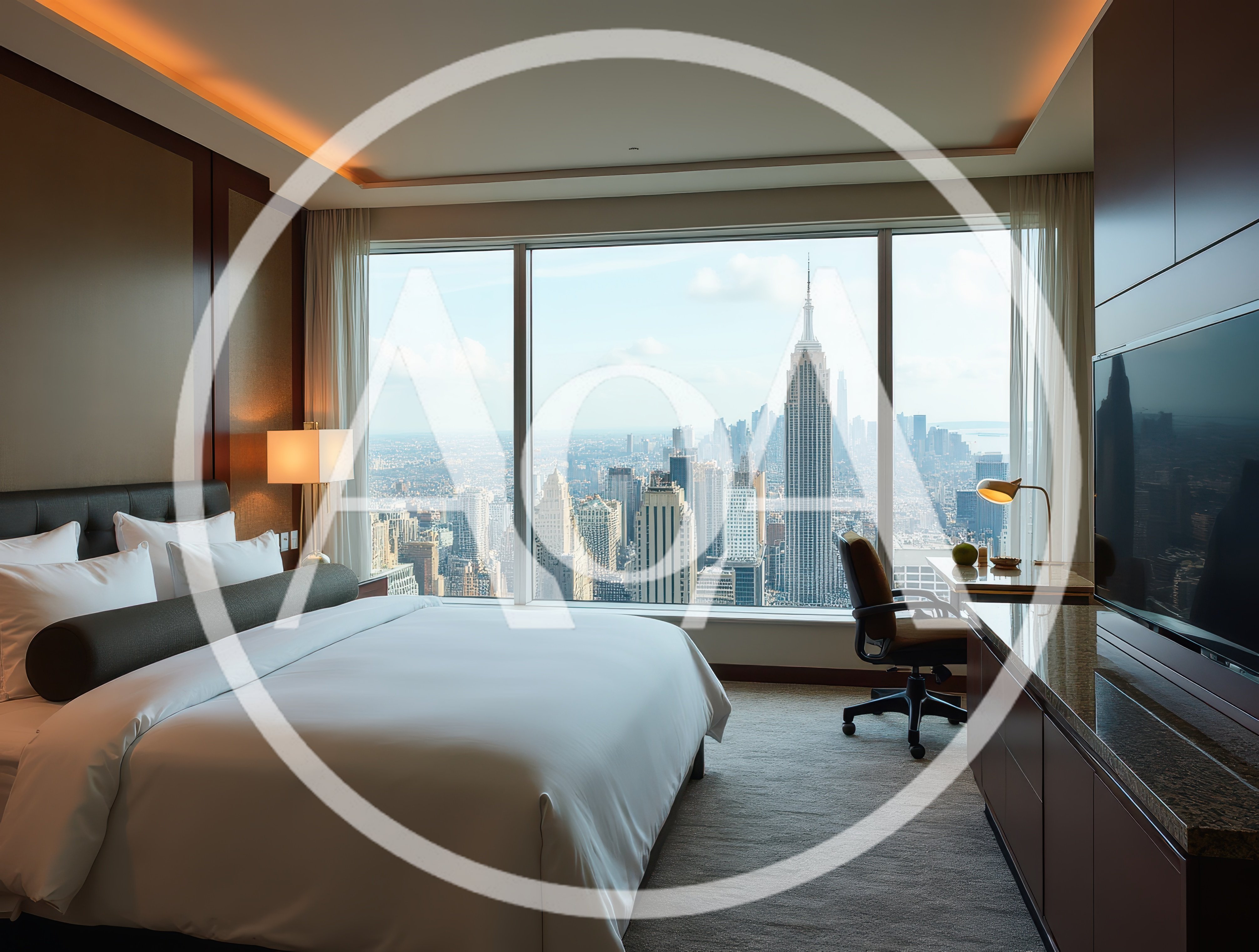 Luxury Hotel Room With Empire State Building View