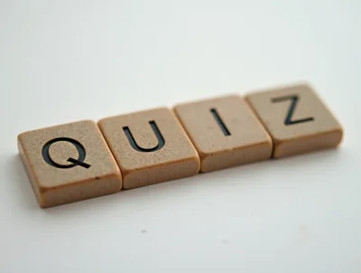 Scrabble Tiles Spelling The Word Quiz