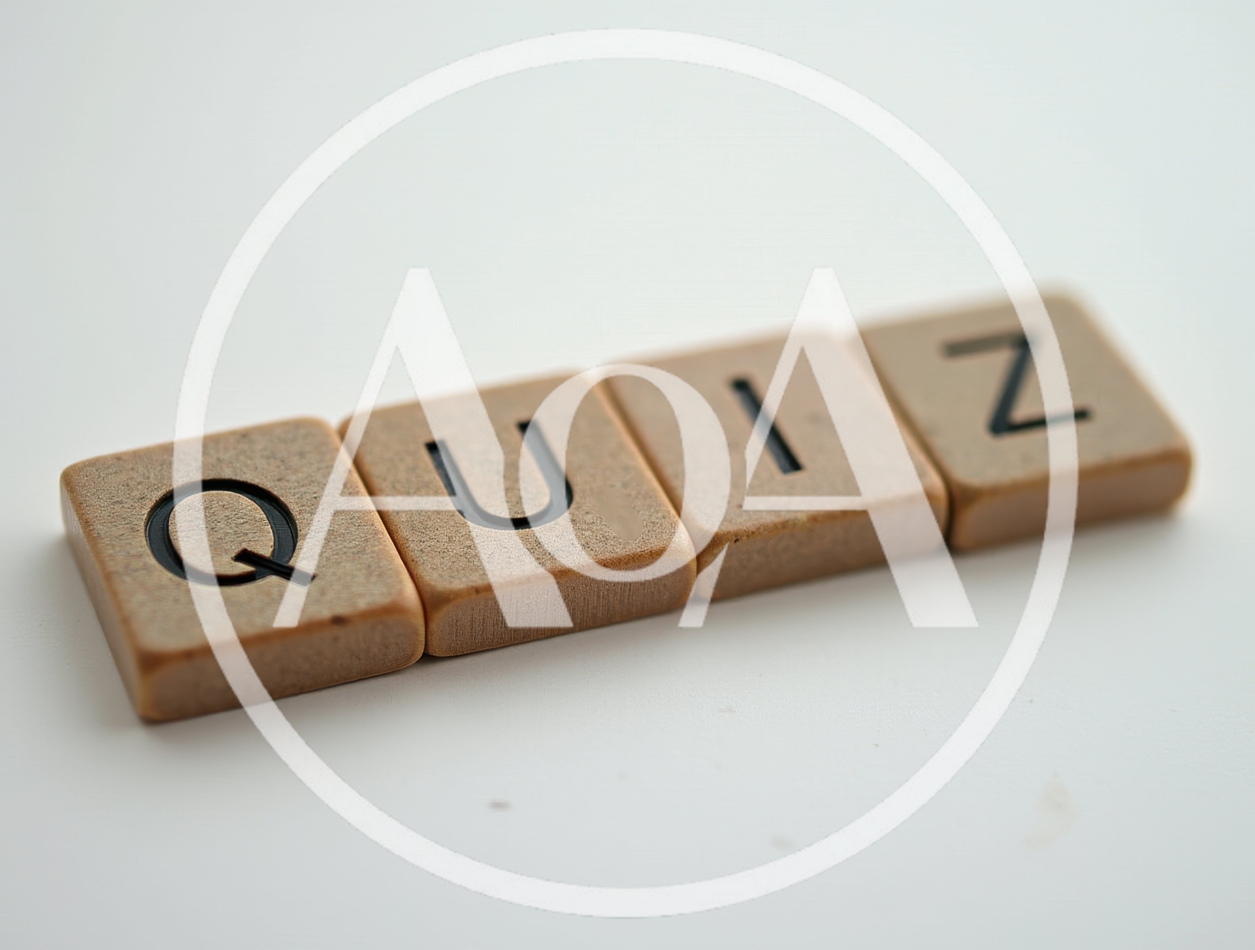 Scrabble Tiles Spelling The Word Quiz