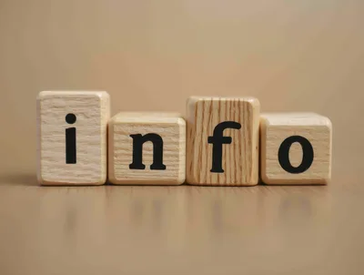 Wooden Blocks Spelling The Word Info