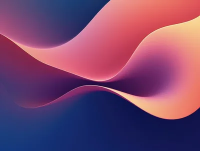 Abstract Fluid Gradient Waves Background