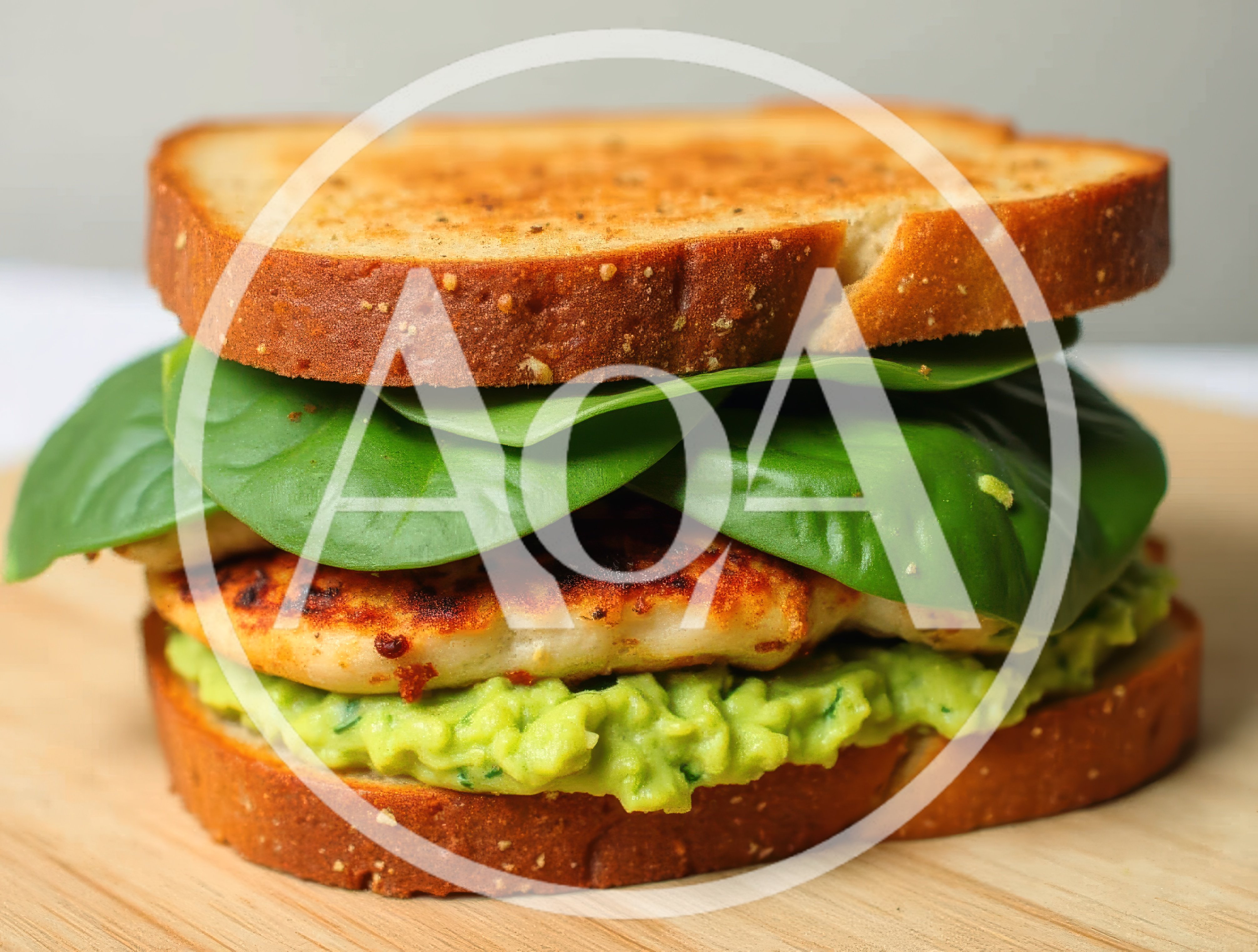 Grilled Chicken Sandwich With Avocado And Spinach