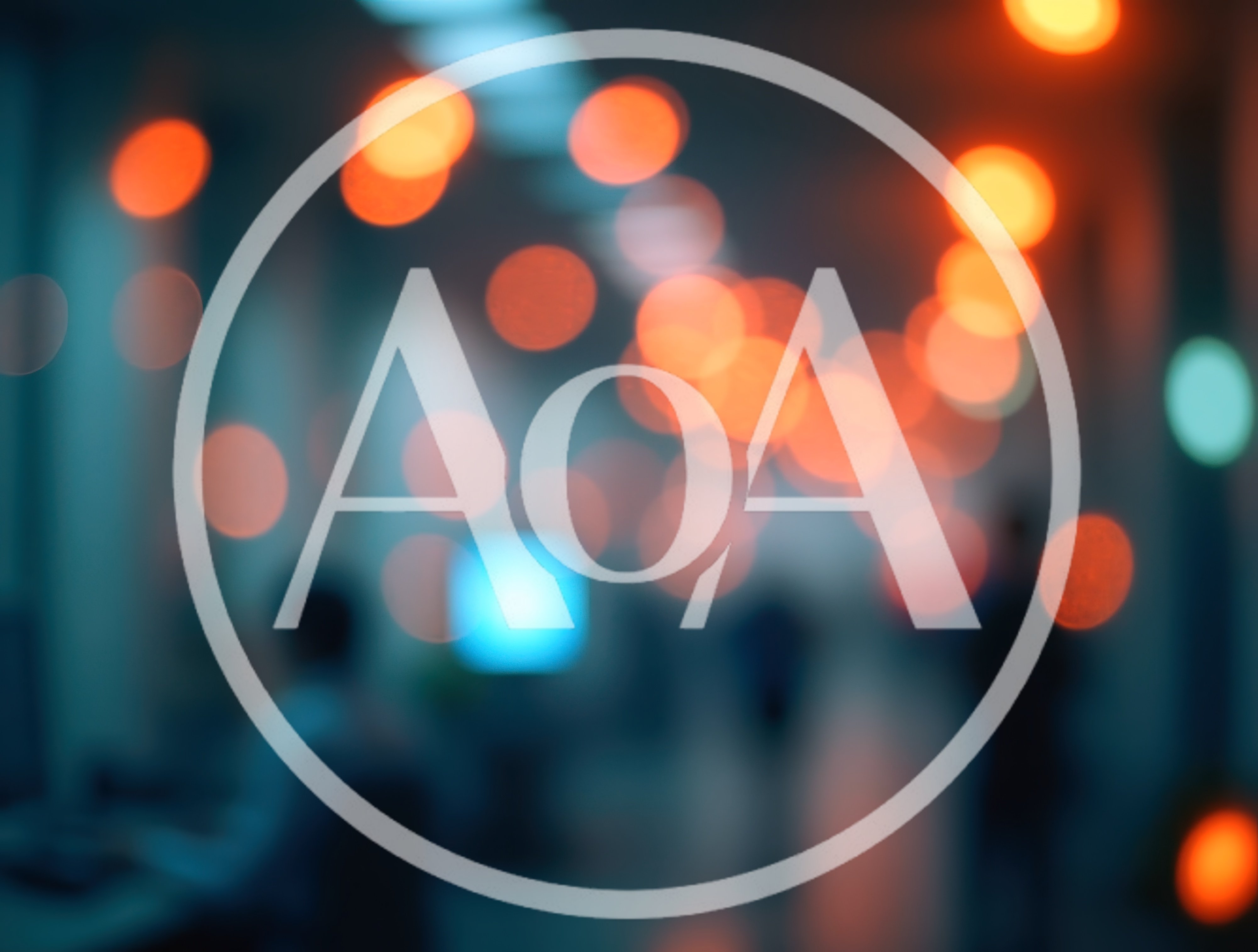 Blurred Office Interior With Bokeh Lighting Effects