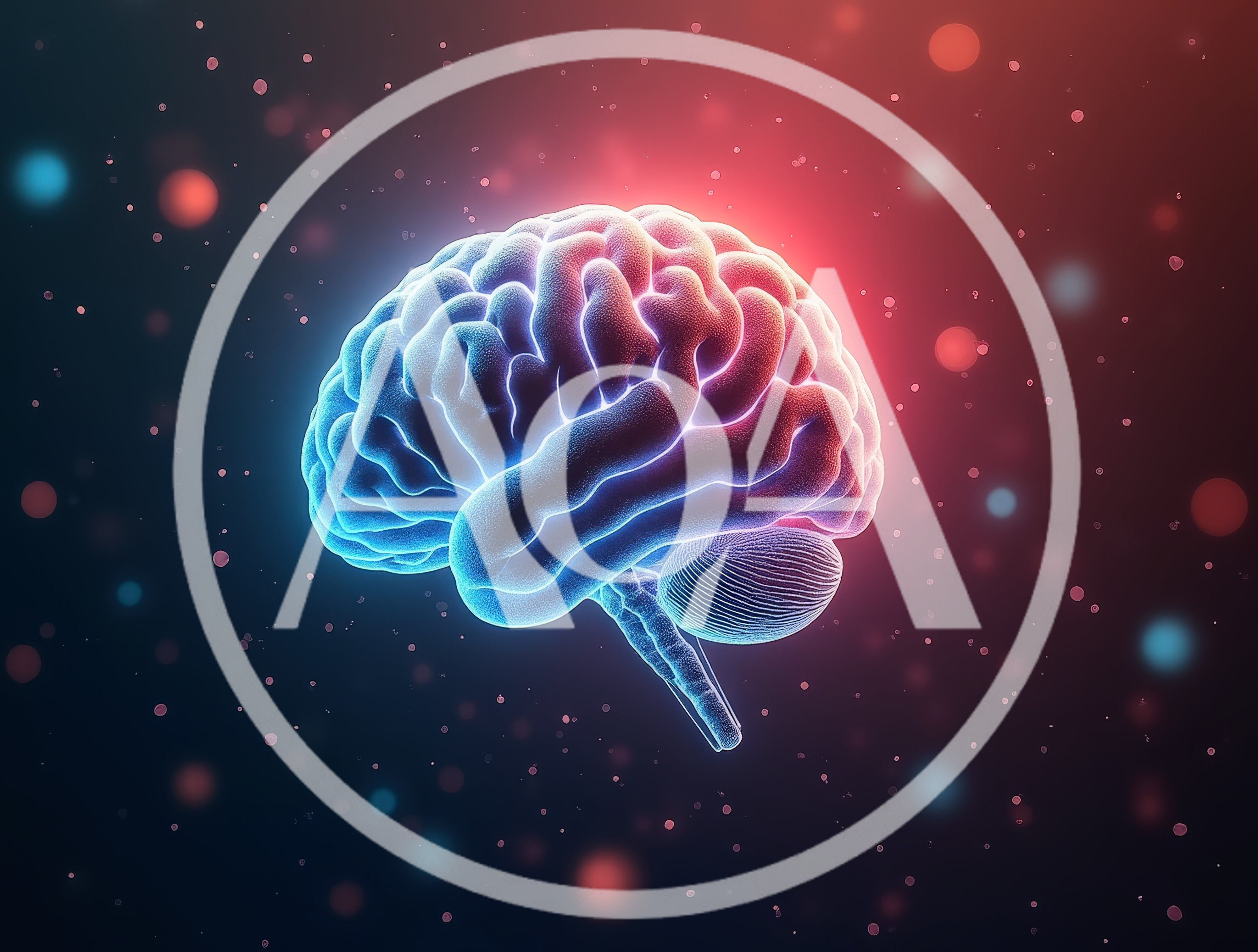 Digital Illustration Of A Human Brain