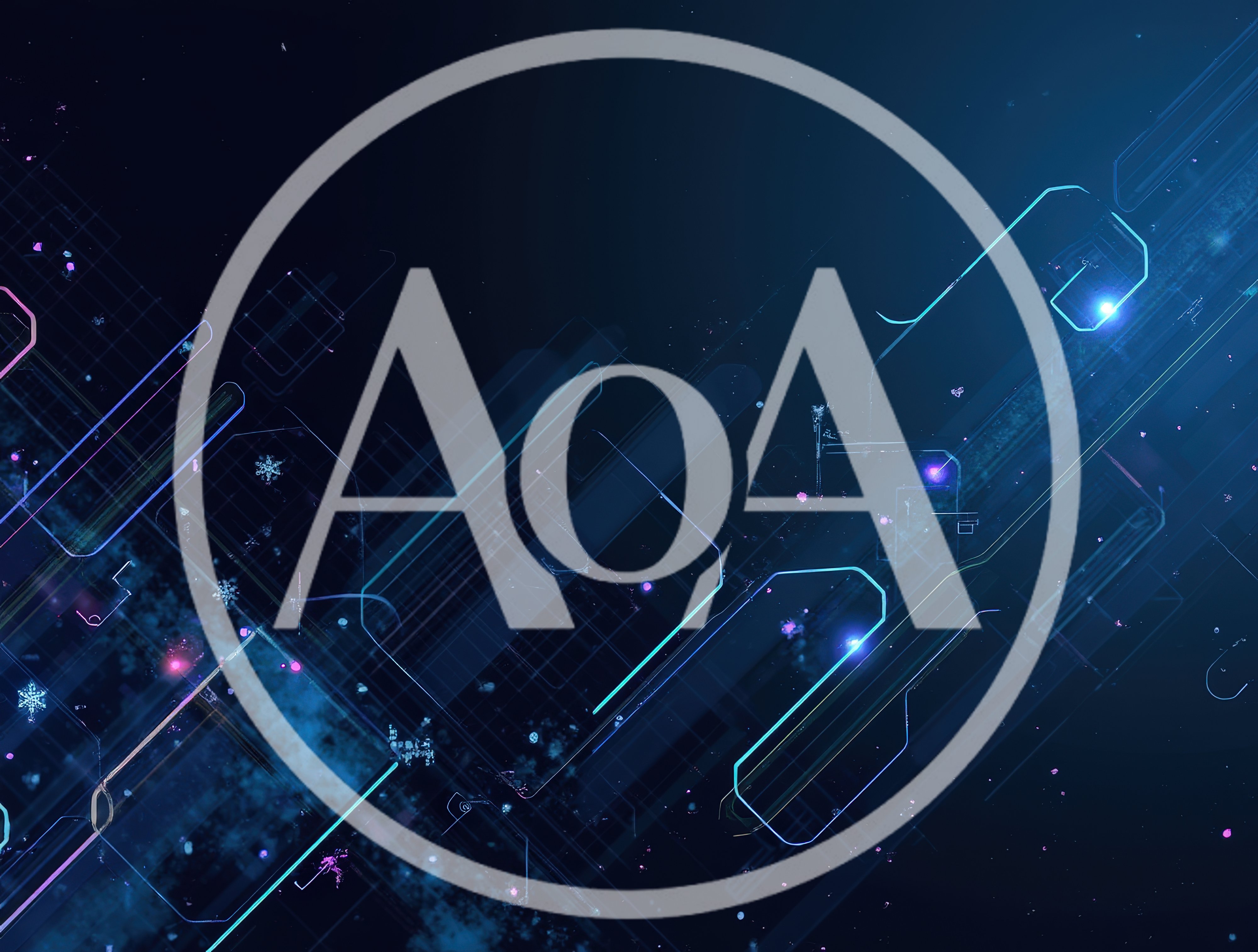 Abstract Digital Technology Background With Glowing Circuit Lines