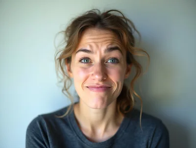 Young Woman Making A Funny Skeptical Face