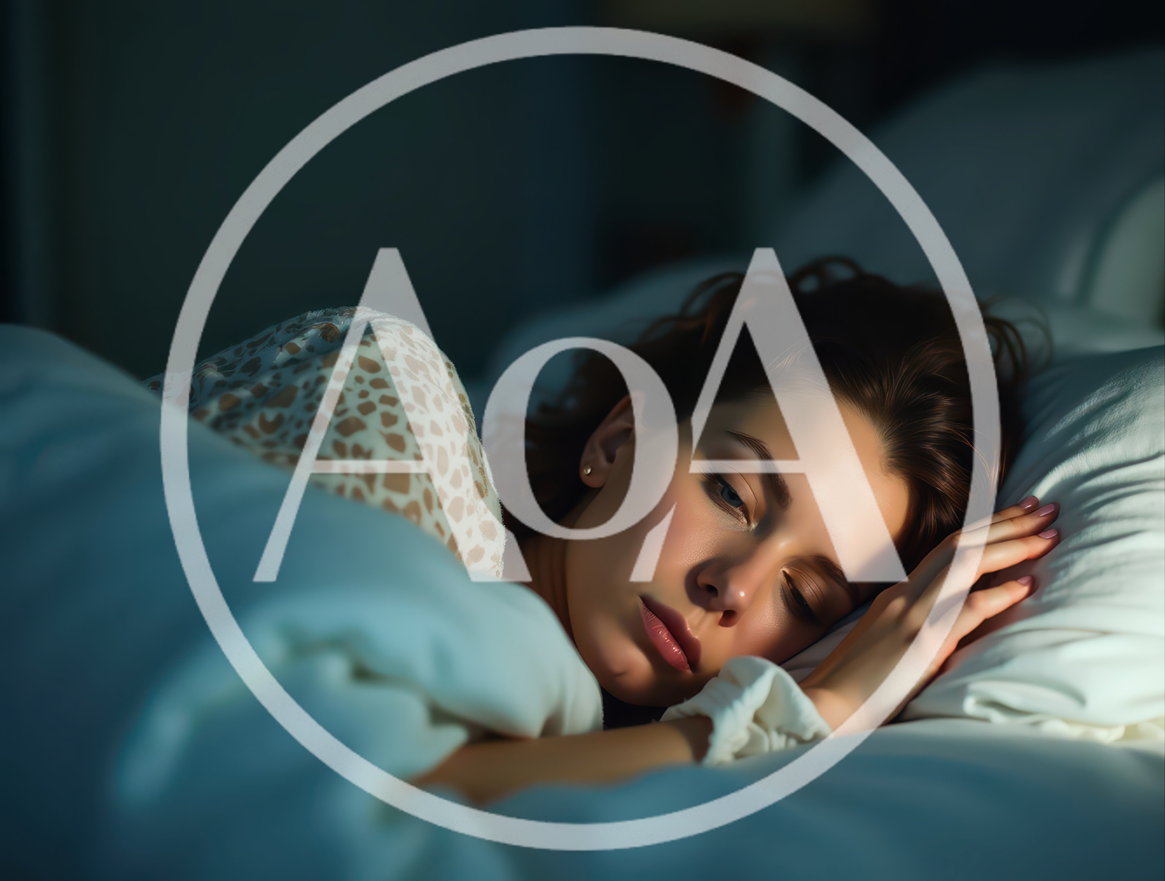 Young Woman Sleeping Peacefully In Bed At Night
